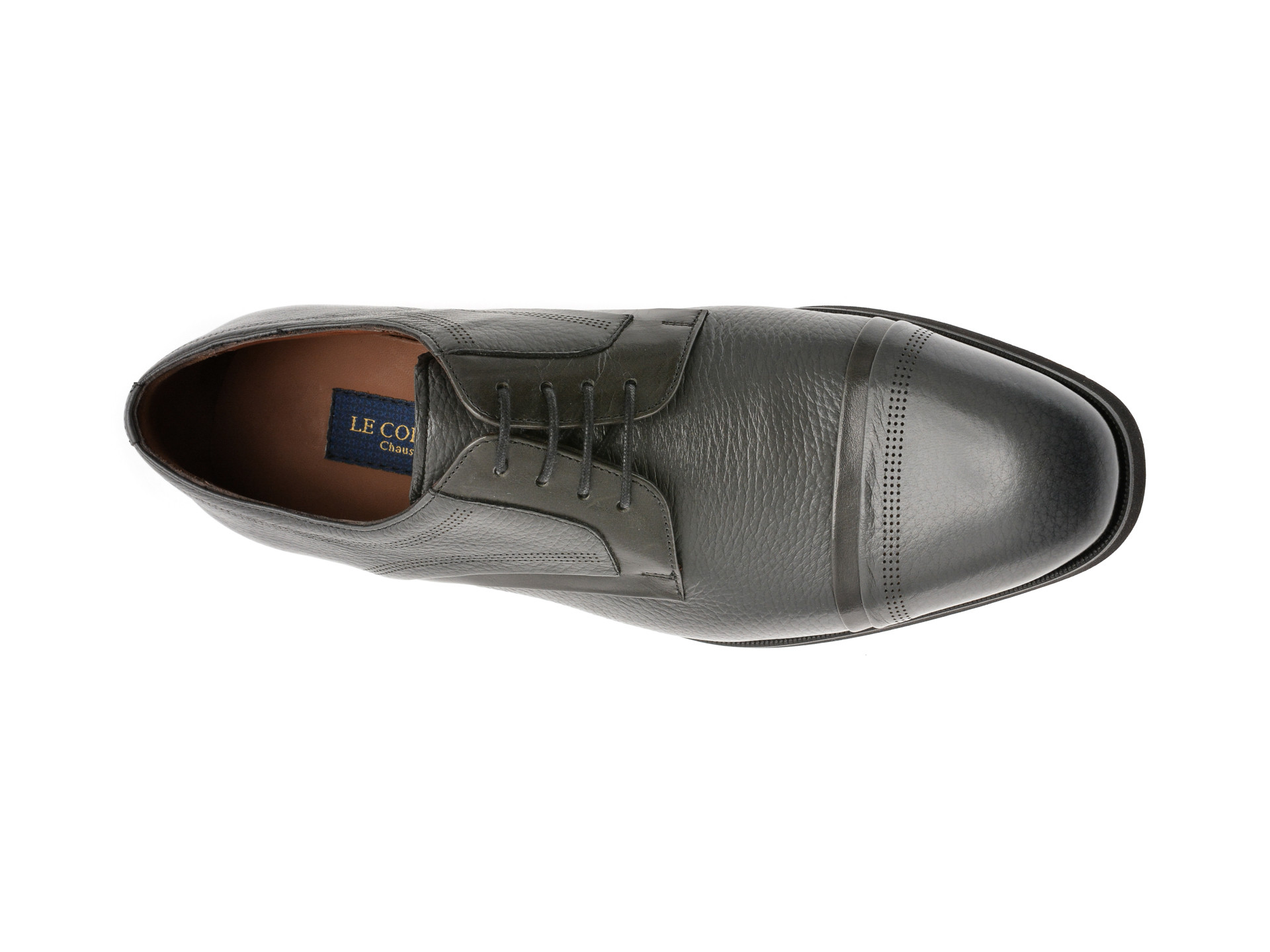 Pantofi eleganti LE COLONEL gri, 48470, din piele naturala