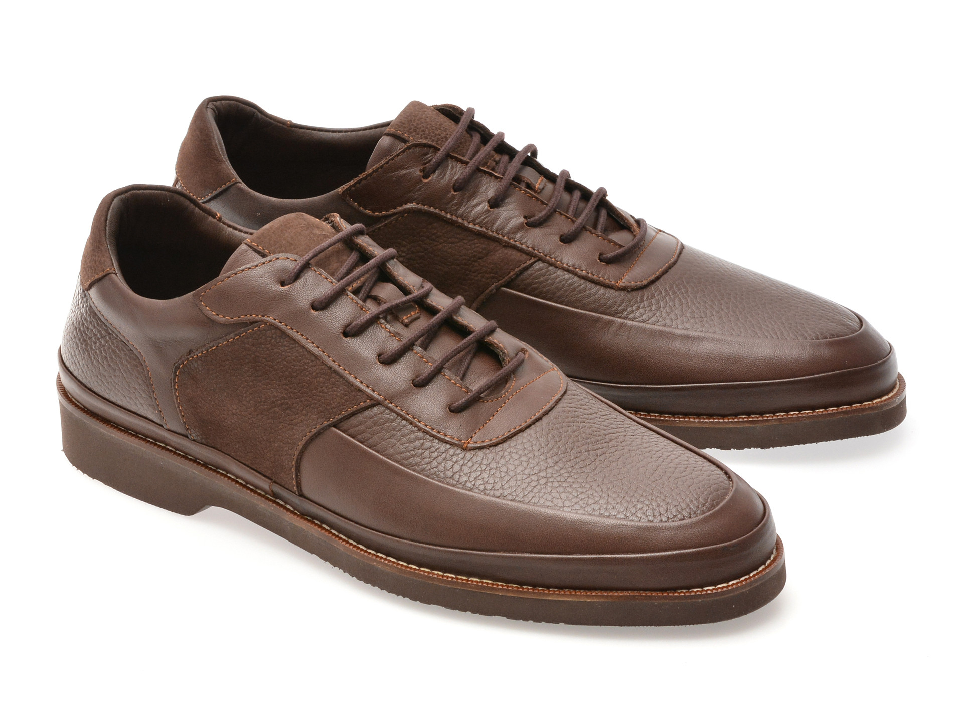 Pantofi OTTER maro, 813, din piele naturala