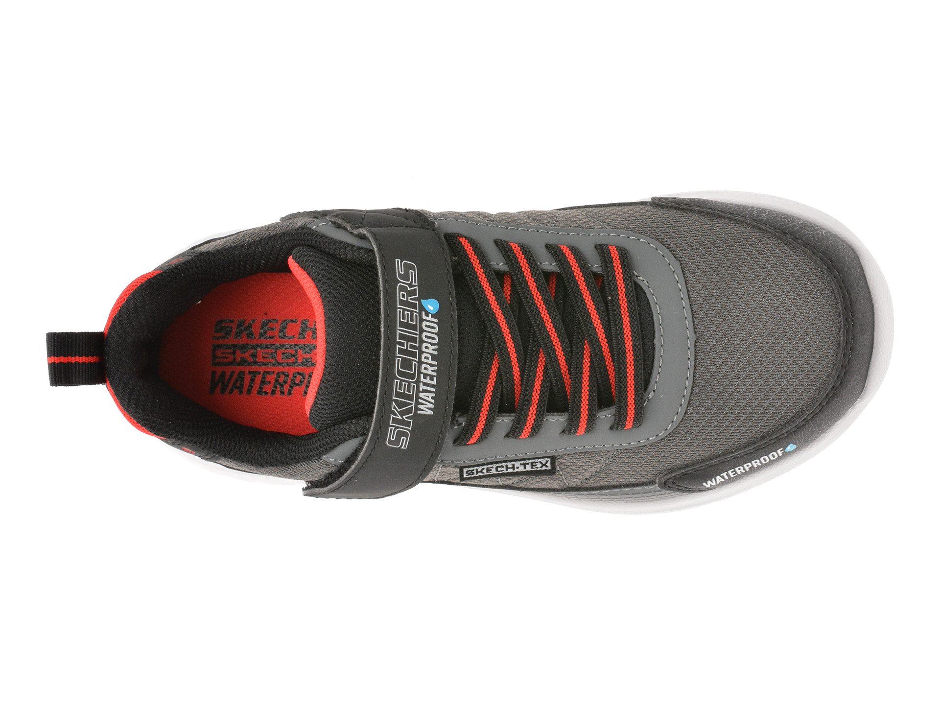 Pantofi sport SKECHERS negri, BOUNDER 2.0, din material textil