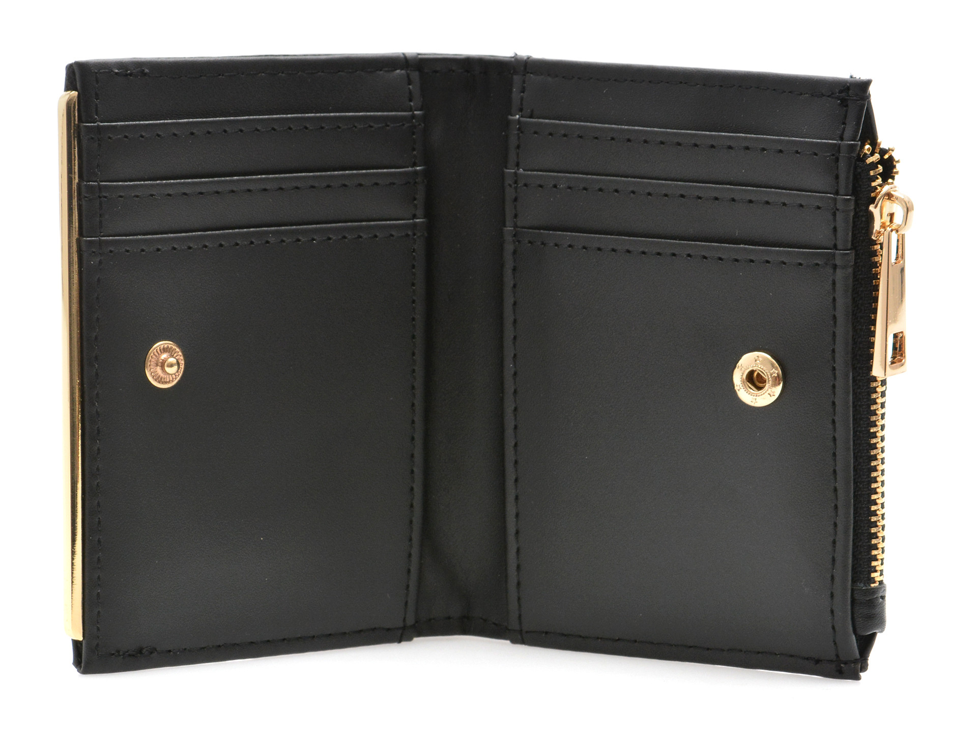 Portofel ALDO negru, ABEDAN 006, din piele ecologica