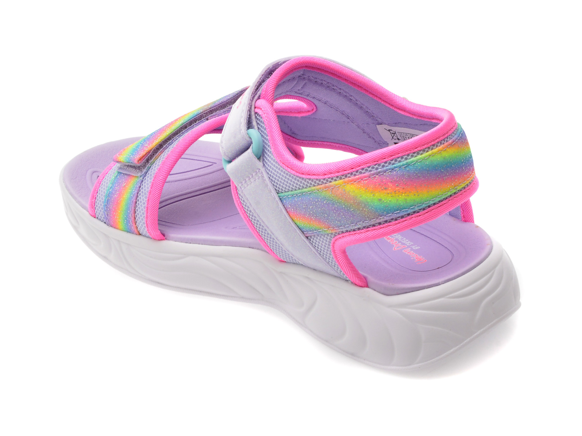 Sandale SKECHERS mov, UNICORN DREAMS, din material textil