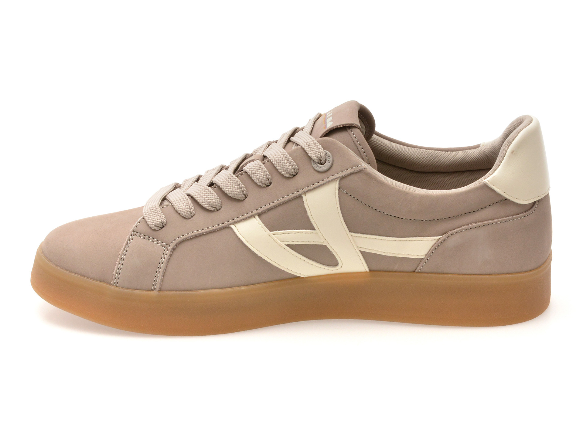 Pantofi sport ALDO gri, MTL72 SNEAKER, din piele naturala
