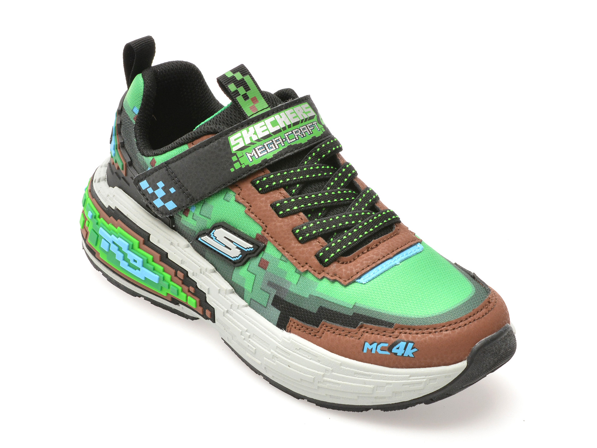 Pantofi sport SKECHERS maro, MEGA-CRAFT 4K, din material textil