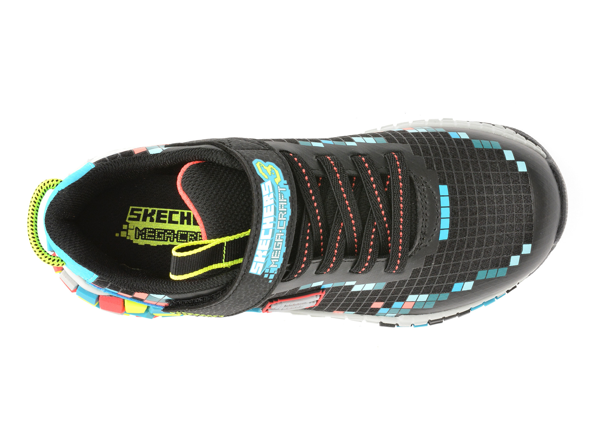 Pantofi sport SKECHERS negri, MEGA-CRAFT 3.0, din material textil