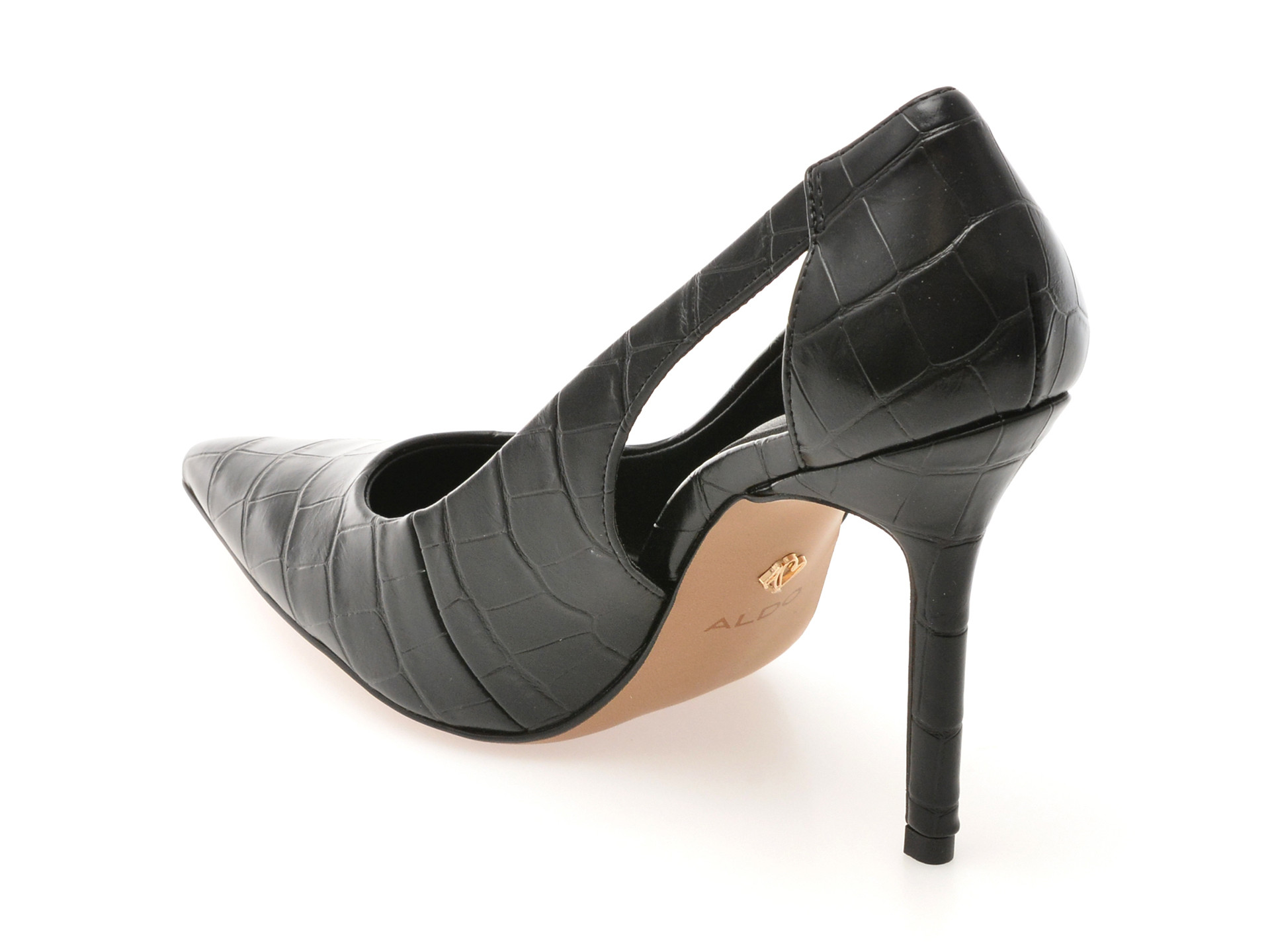 Pantofi eleganti ALDO negri, MESARTHIM 001, din piele ecologica