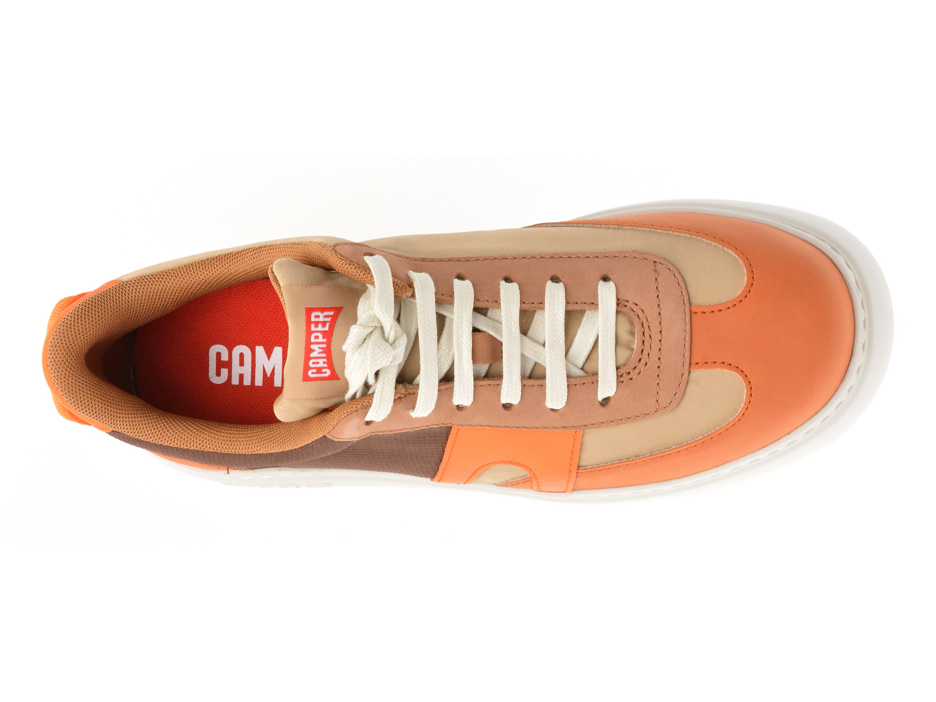 Pantofi sport CAMPER maro, RUNNER, din material textil