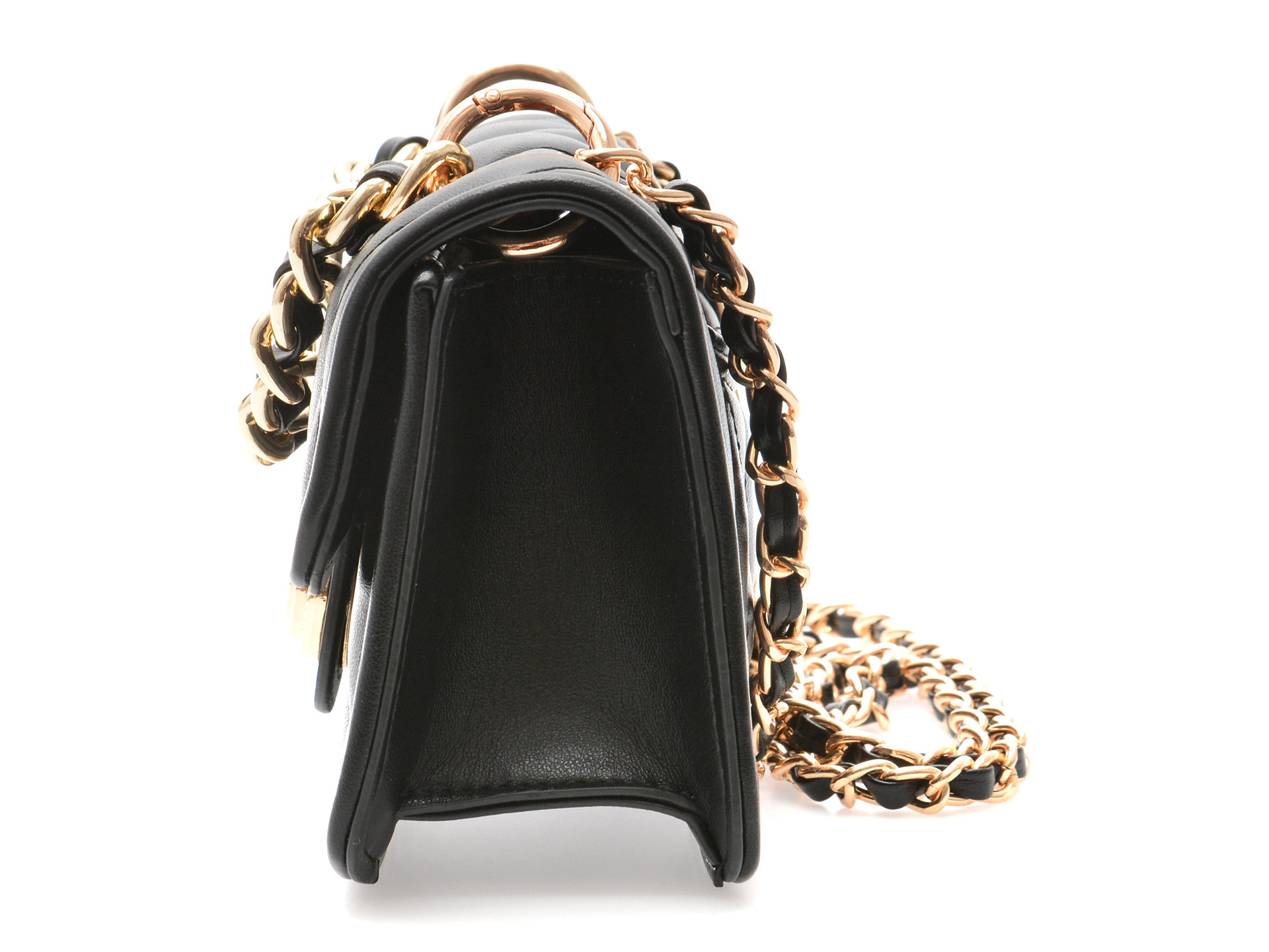 Geanta ALDO neagra, LOUBELLA 001, din piele ecologica