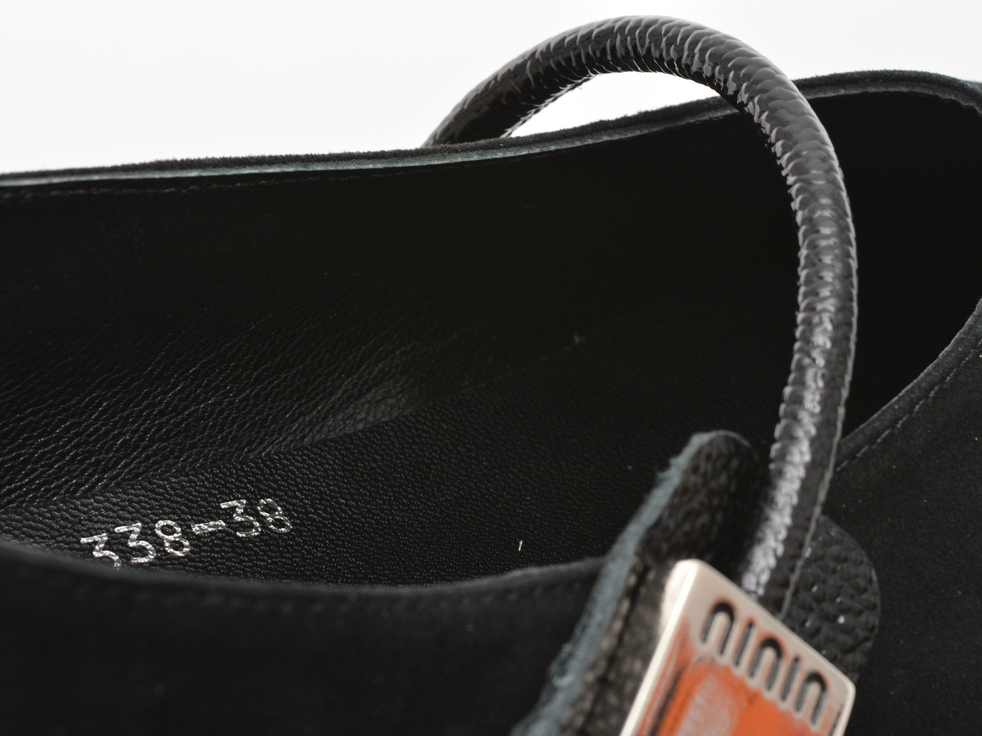 Balerini EPICA negri, 574338, din piele intoarsa