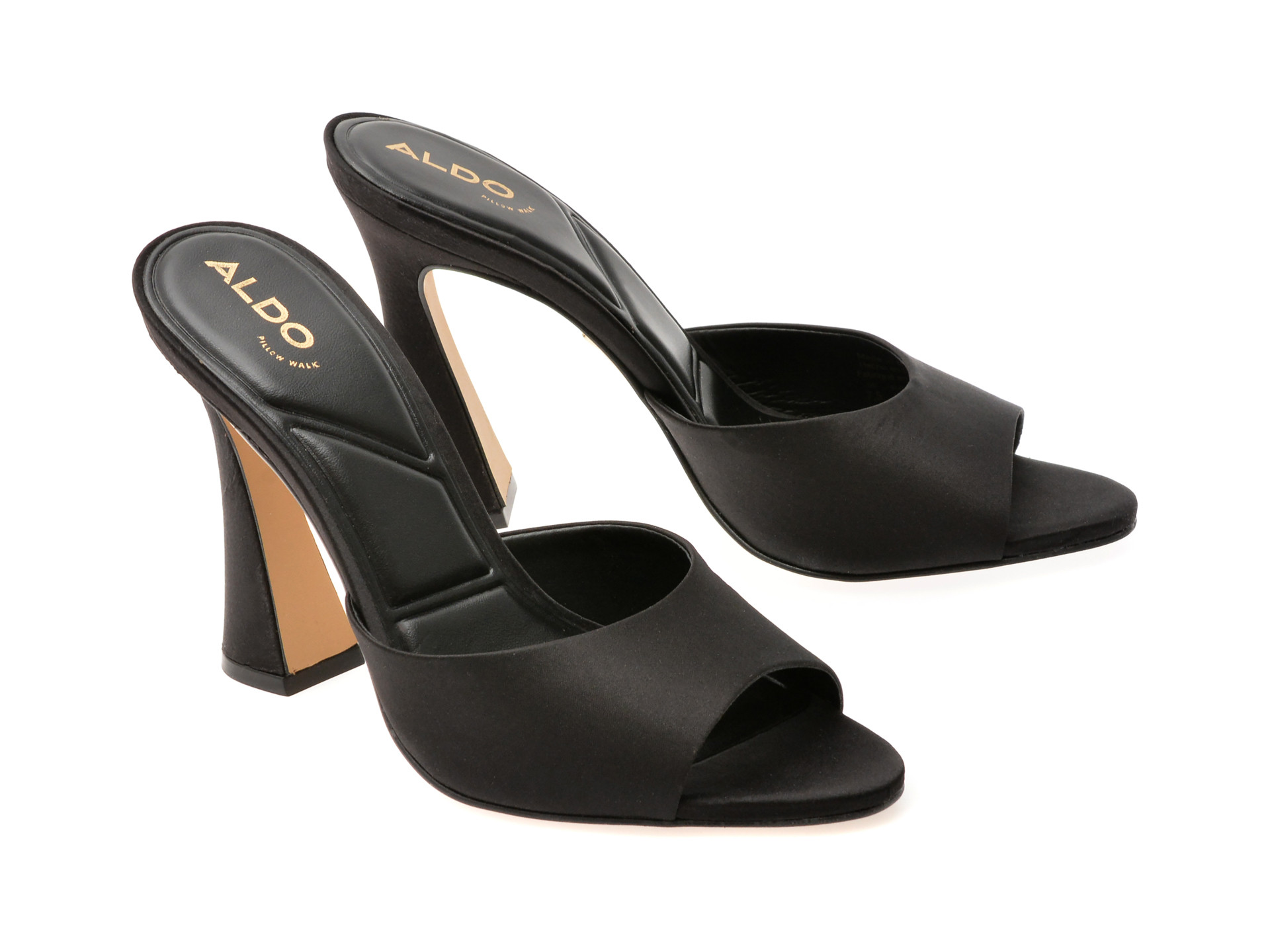 Papuci ALDO negre, RYLEA 001, din material textil