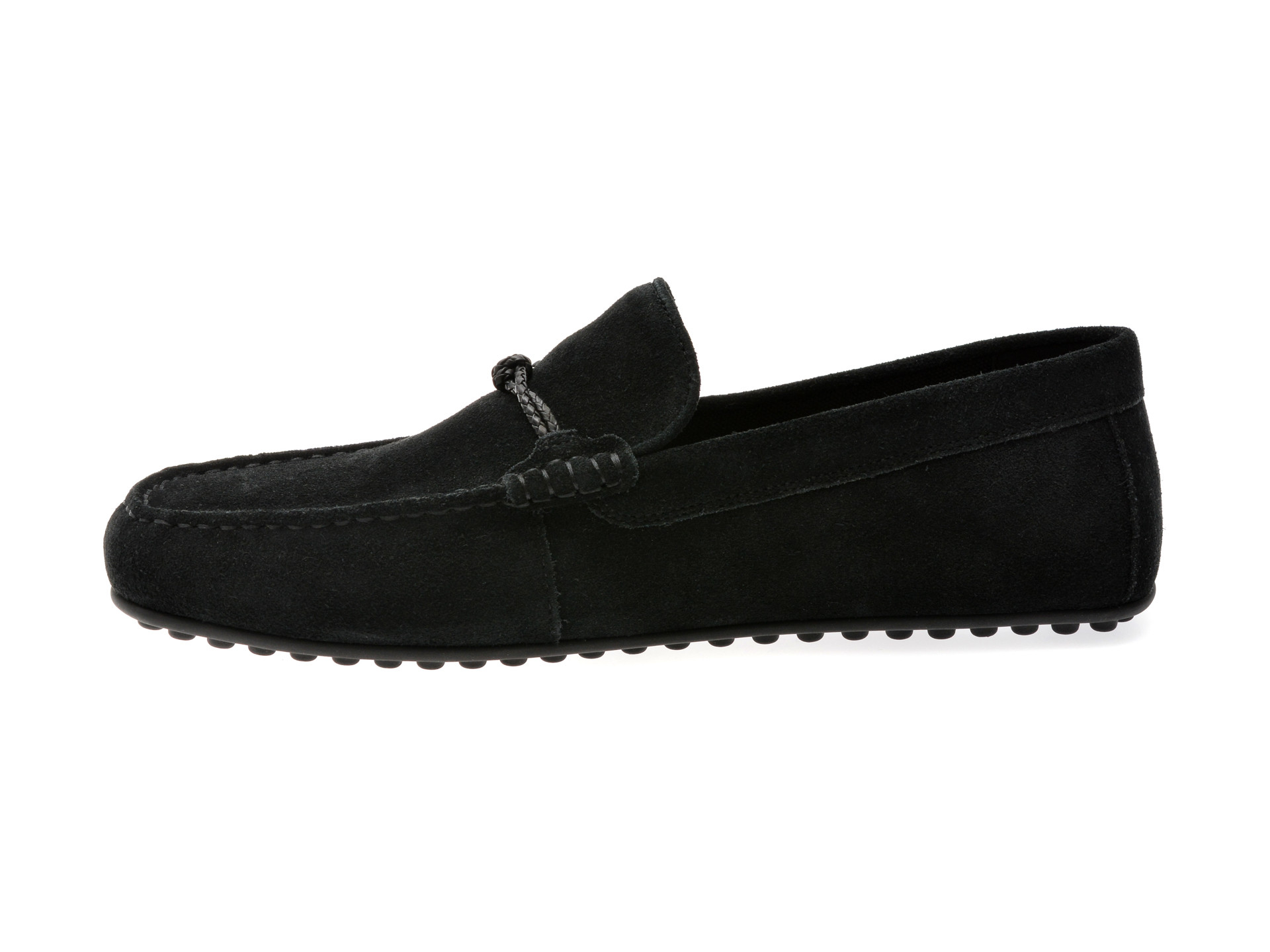 Mocasini eleganti ALDO negri, WILBART 004, din piele intoarsa