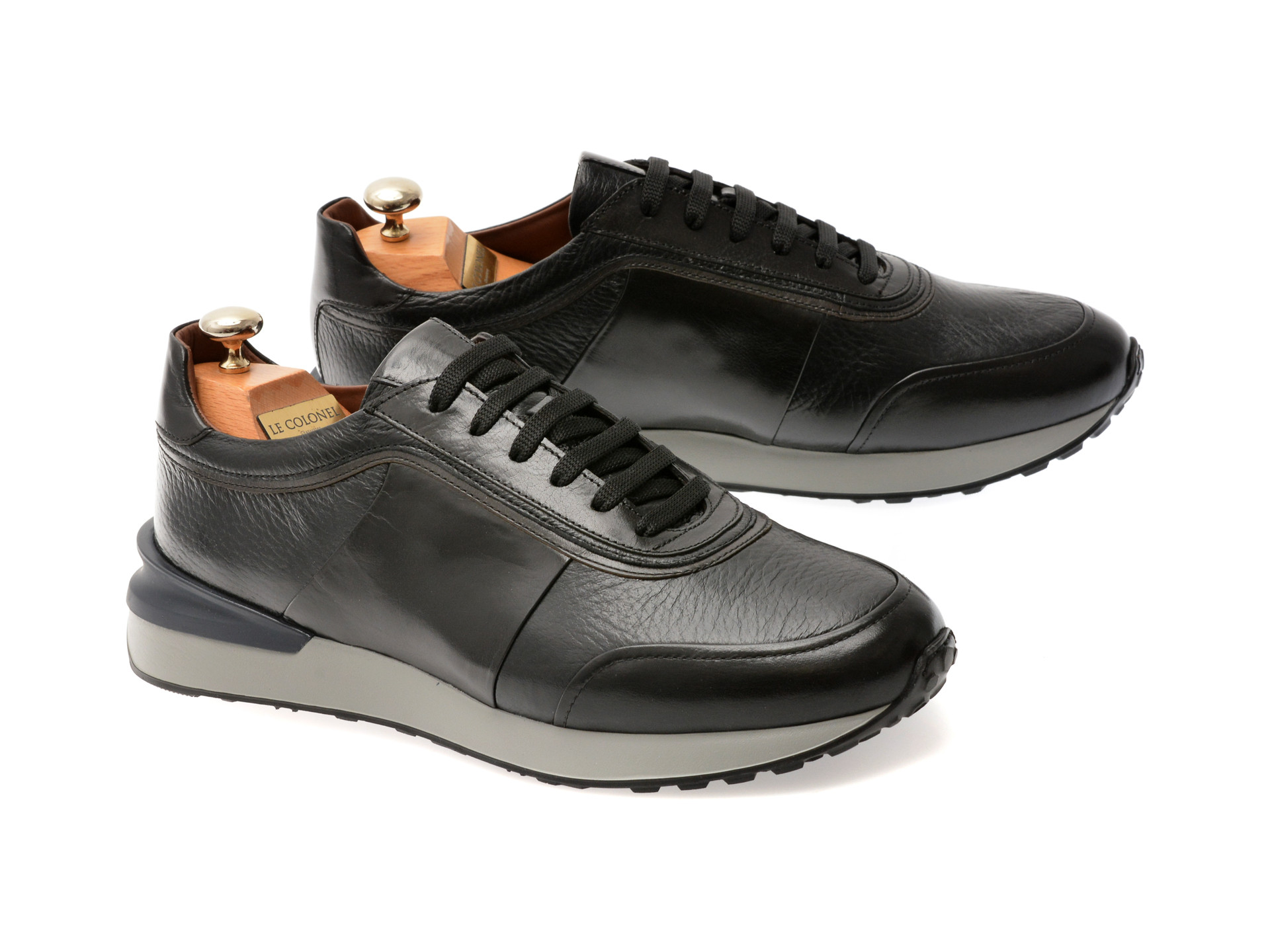 Pantofi sport LE COLONEL negri, 66429, din piele naturala