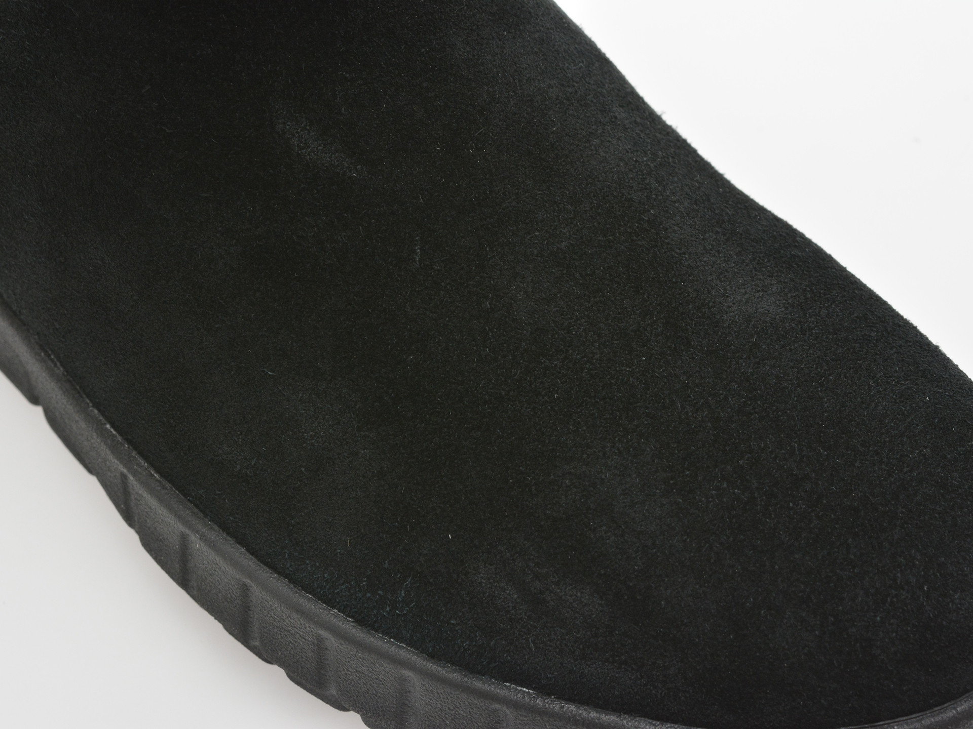 Ghete GEOX negre, D569AA, din piele intoarsa