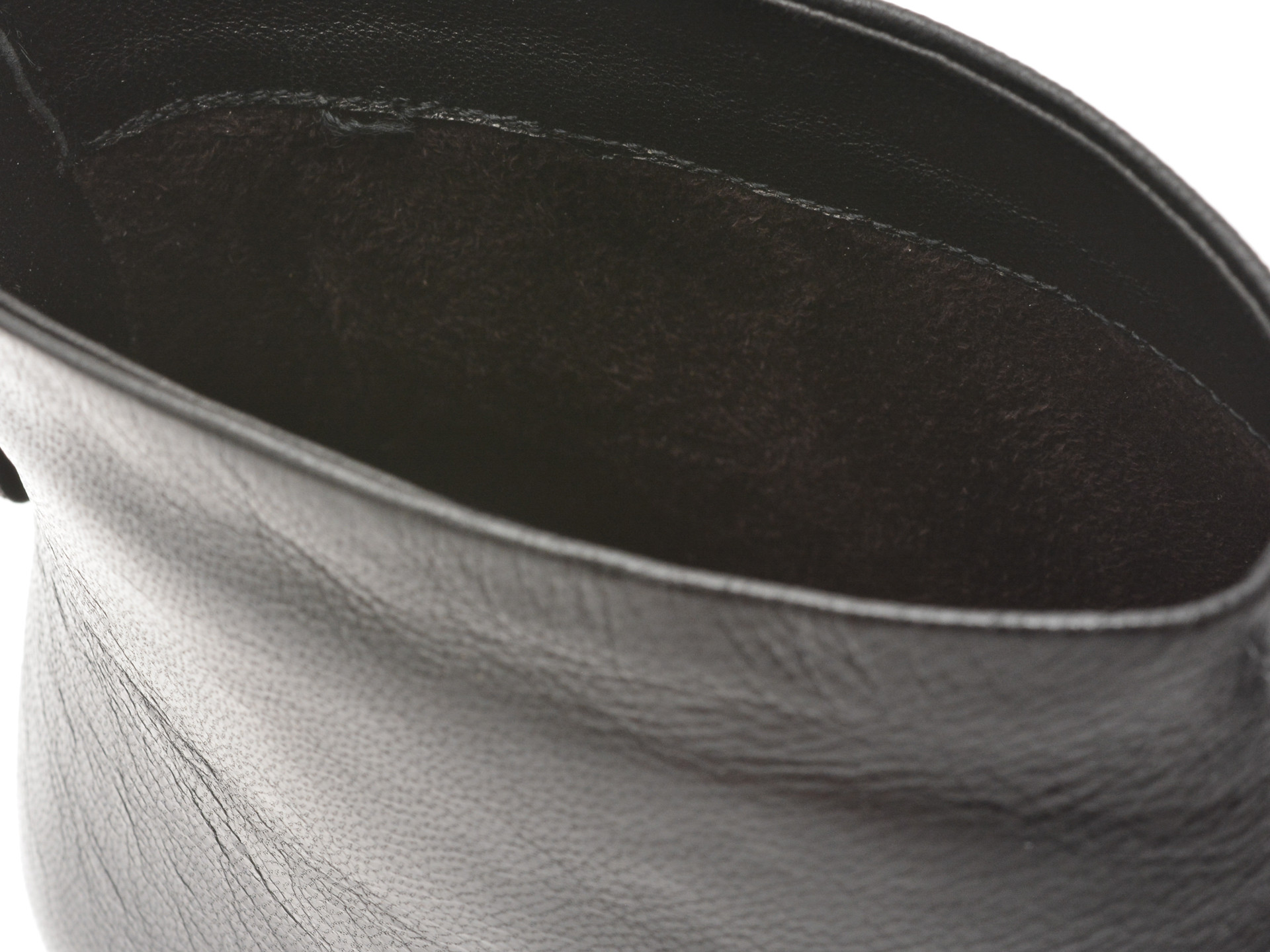 Botine EPICA negre, M77072, din piele naturala