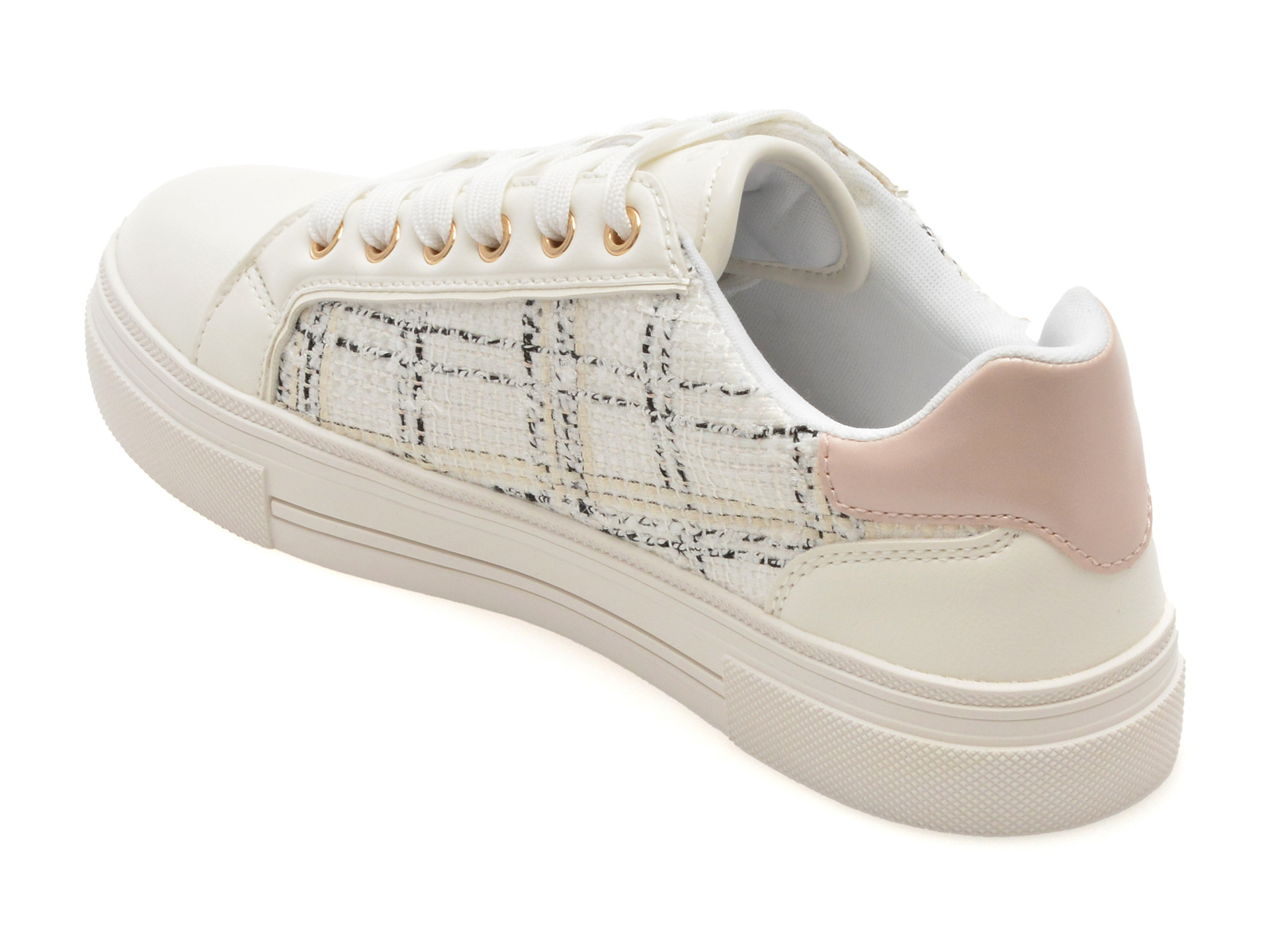 Pantofi sport ALDO alb, BERENTERIEL 122, din material textil