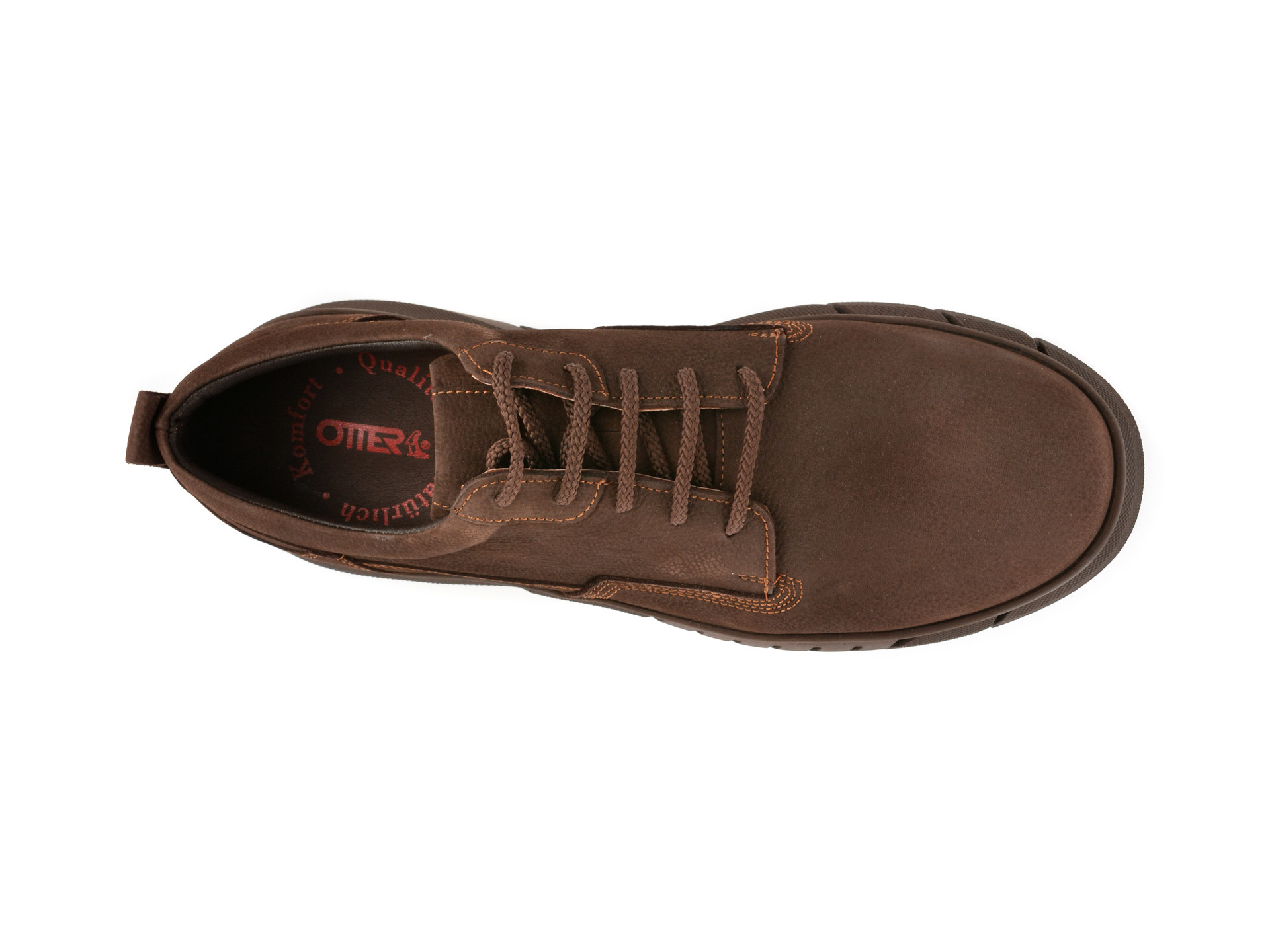 Pantofi OTTER maro, 2291061, din nabuc