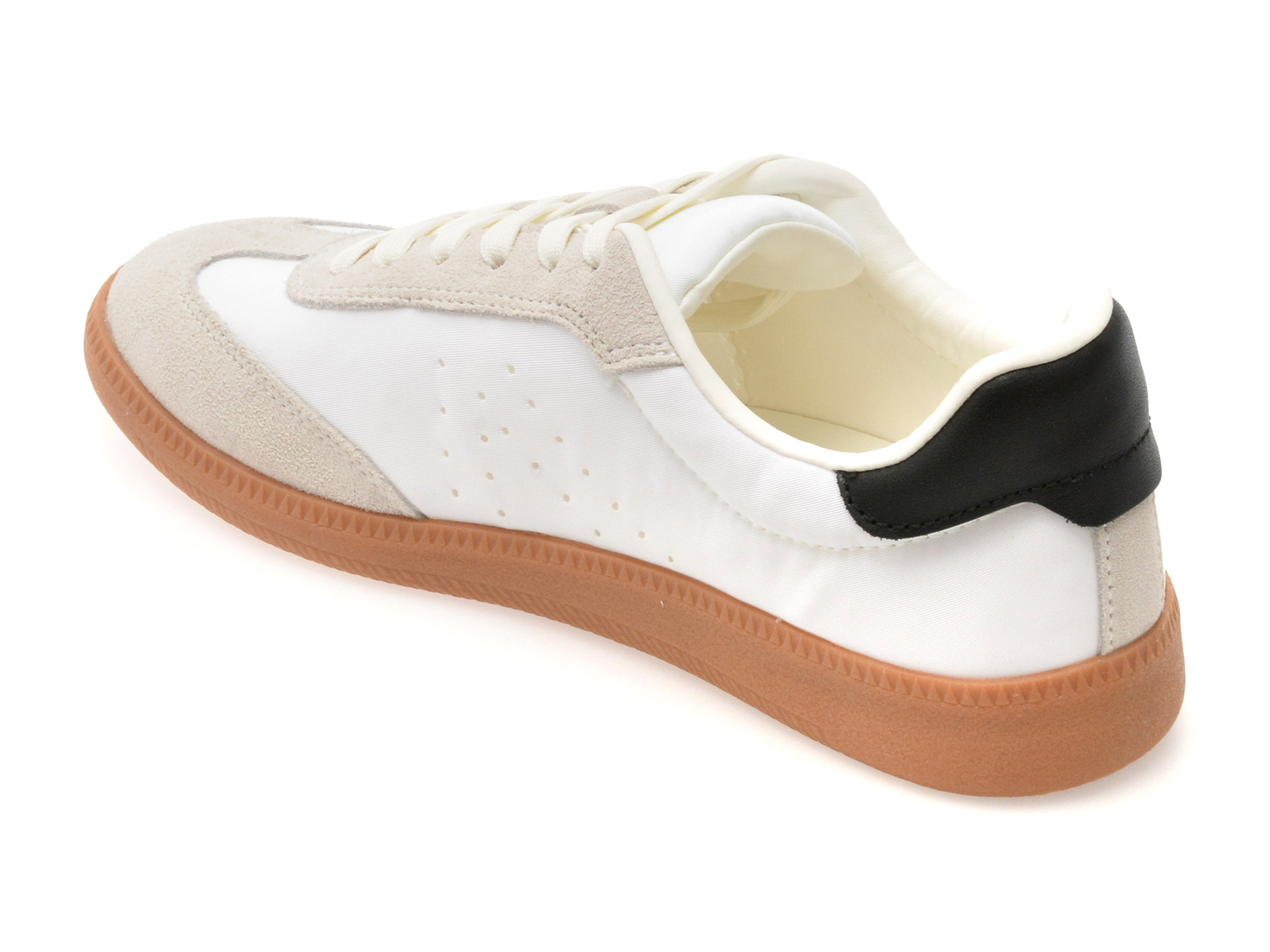 Pantofi sport ALDO alb-negru, CLUBSTYLE 122, din material textil