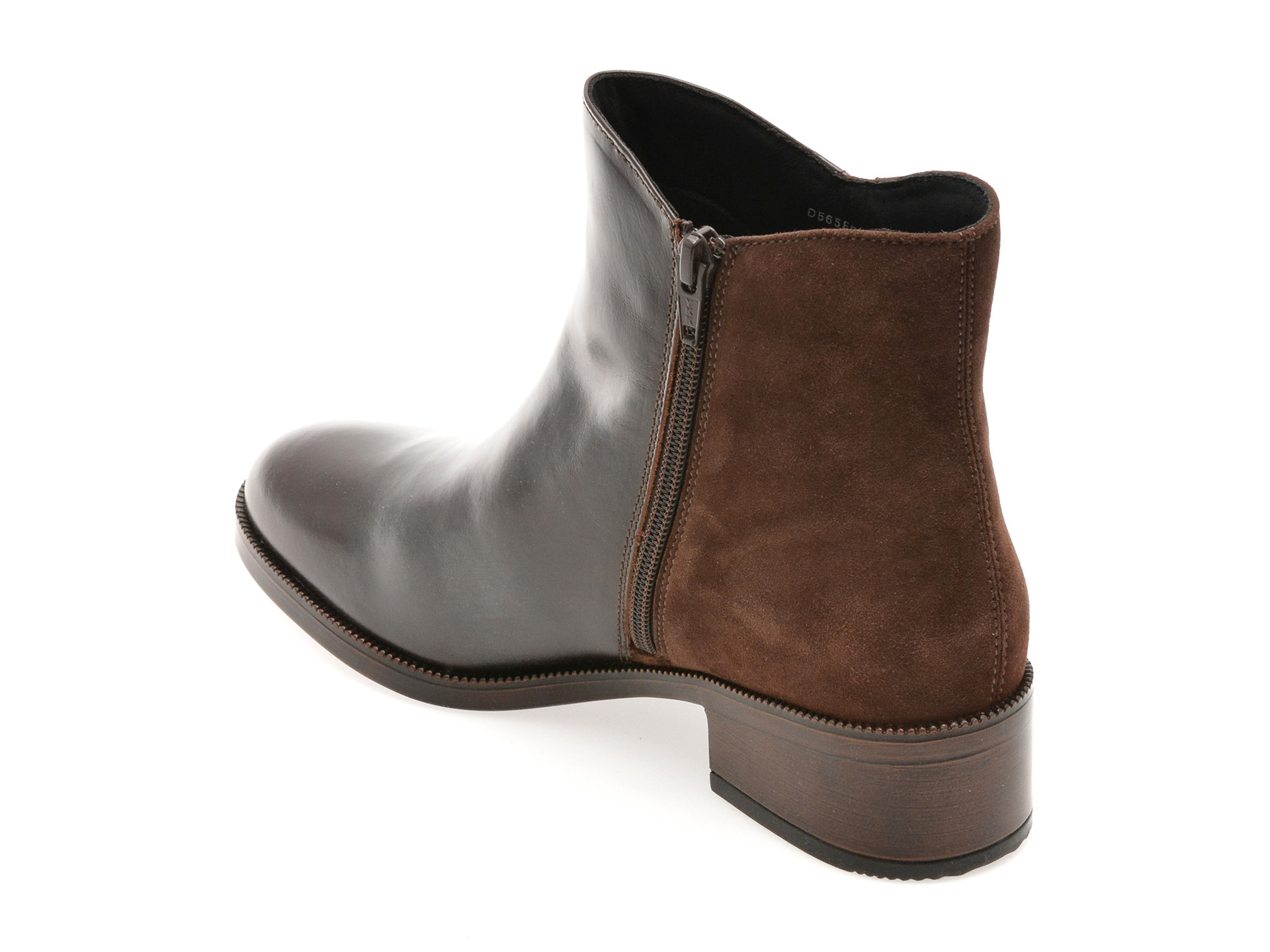 Ghete GEOX maro, D565EE, din piele naturala