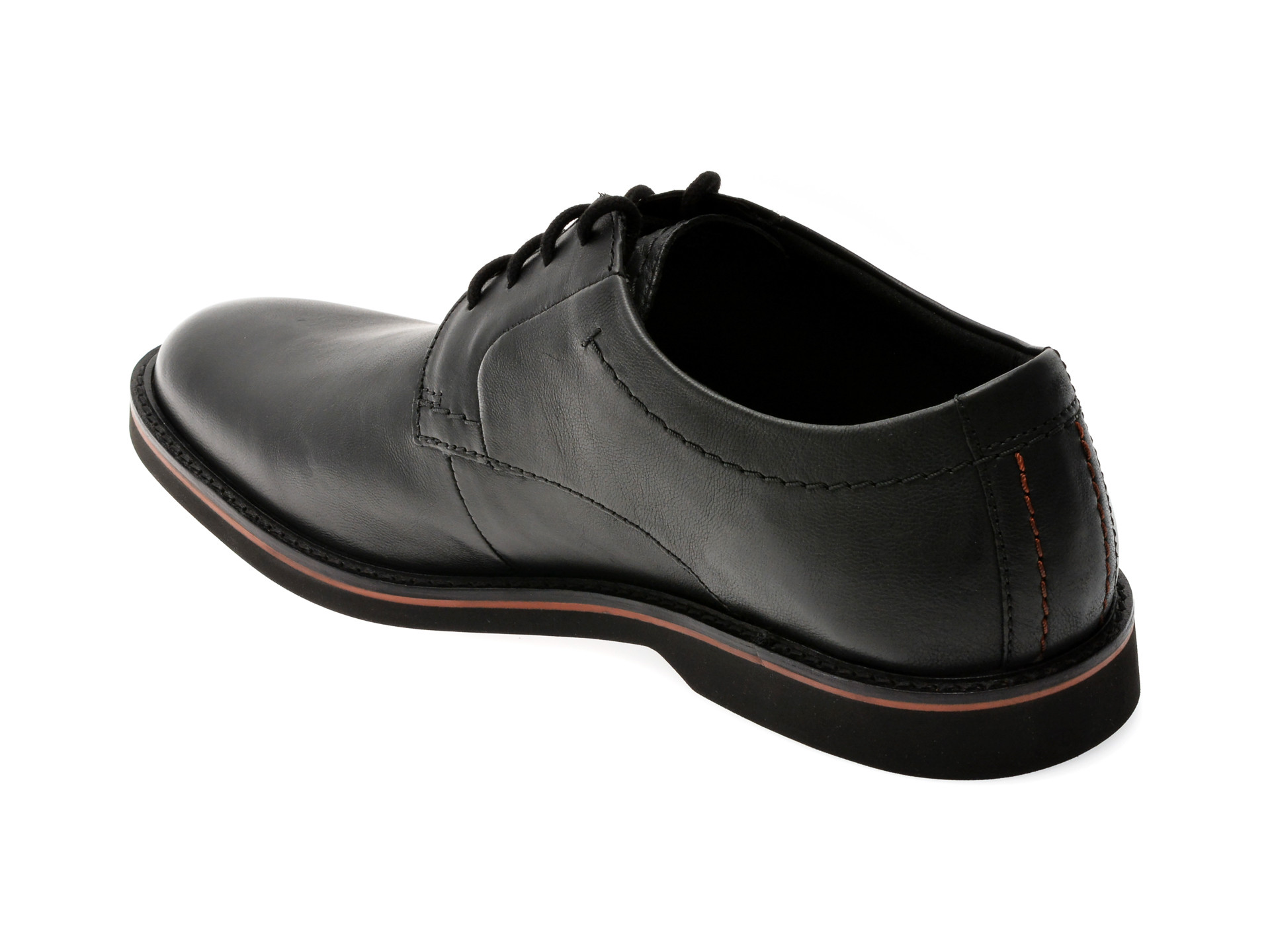 Pantofi eleganti CLARKS negri, ATTICUS LT LACE, din piele naturala