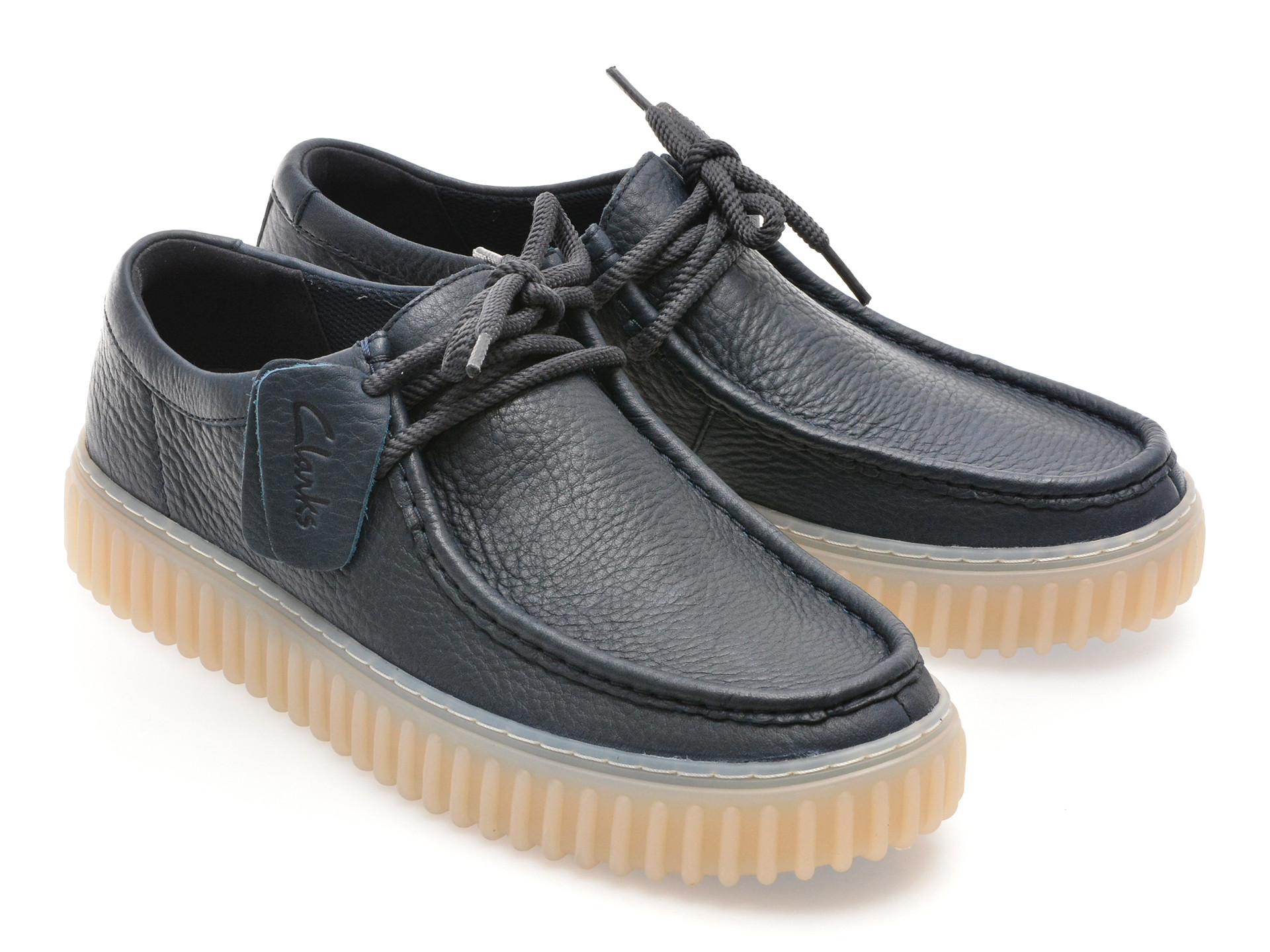 Mocasini CLARKS bleumarin, TORHILL LO, din piele naturala