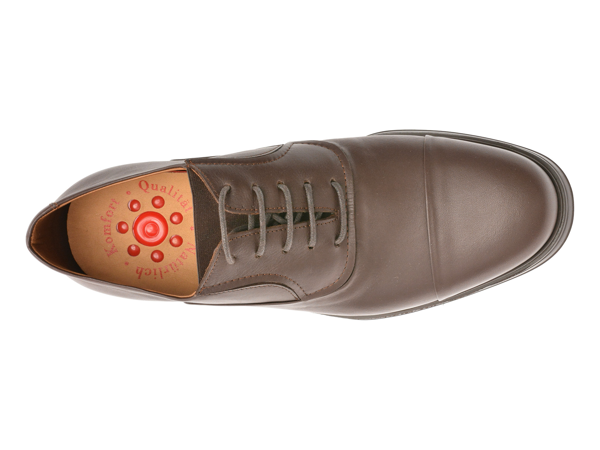 Pantofi eleganti OTTER maro, E301, din piele naturala