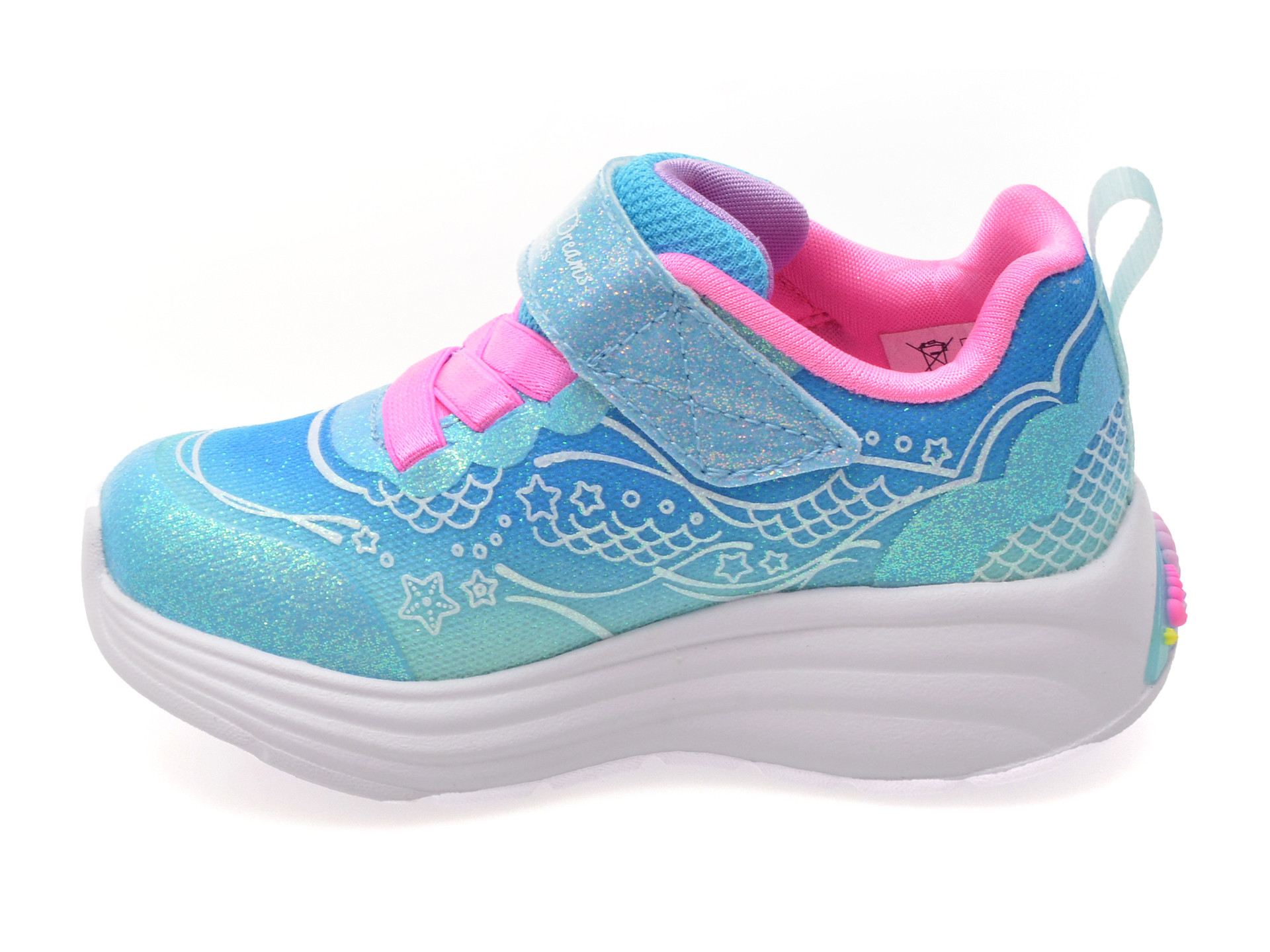 Pantofi sport SKECHERS albastri, MY DREAMERS, din material textil