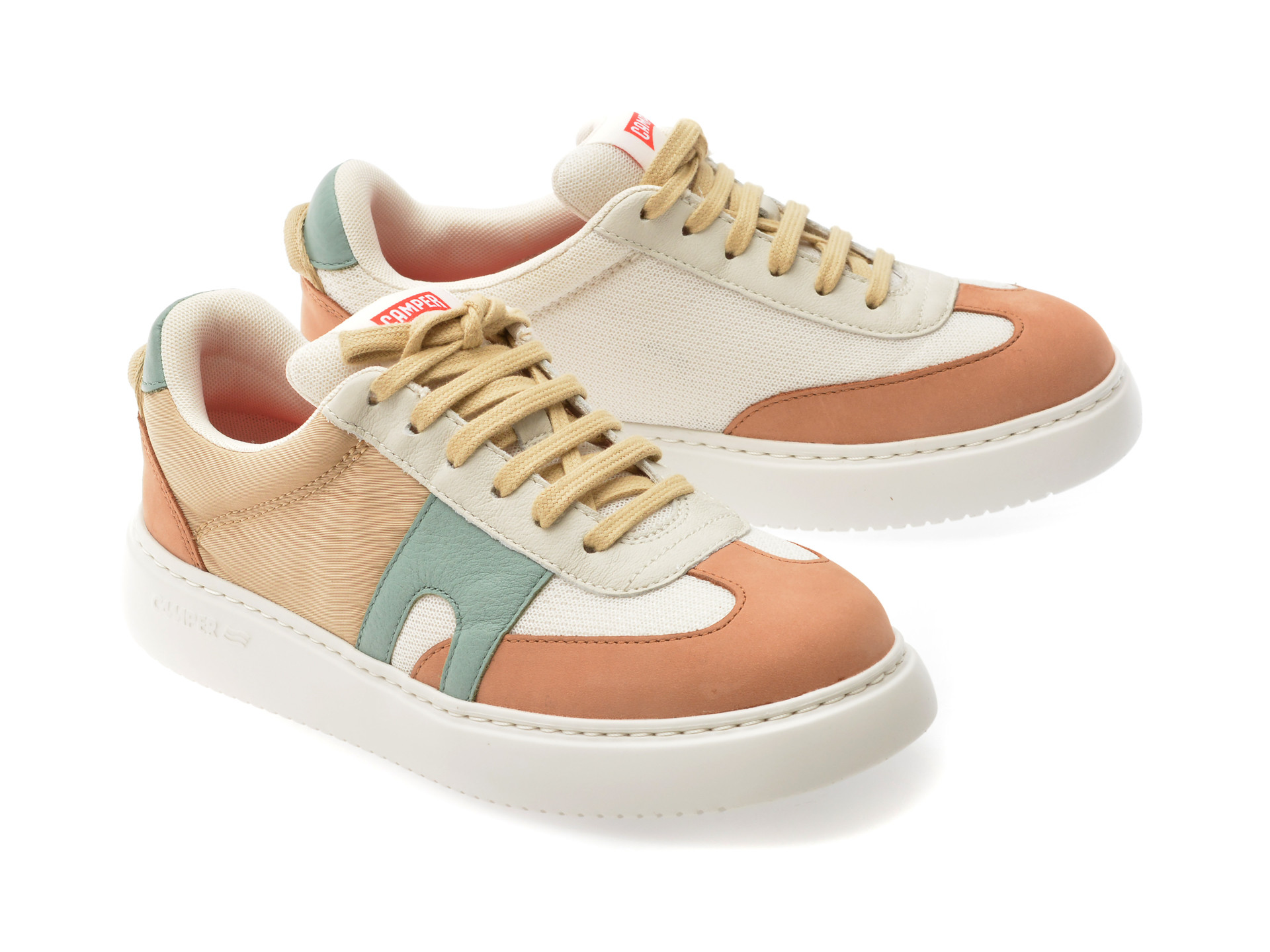 Pantofi sport CAMPER bej, RUNNER, din material textil