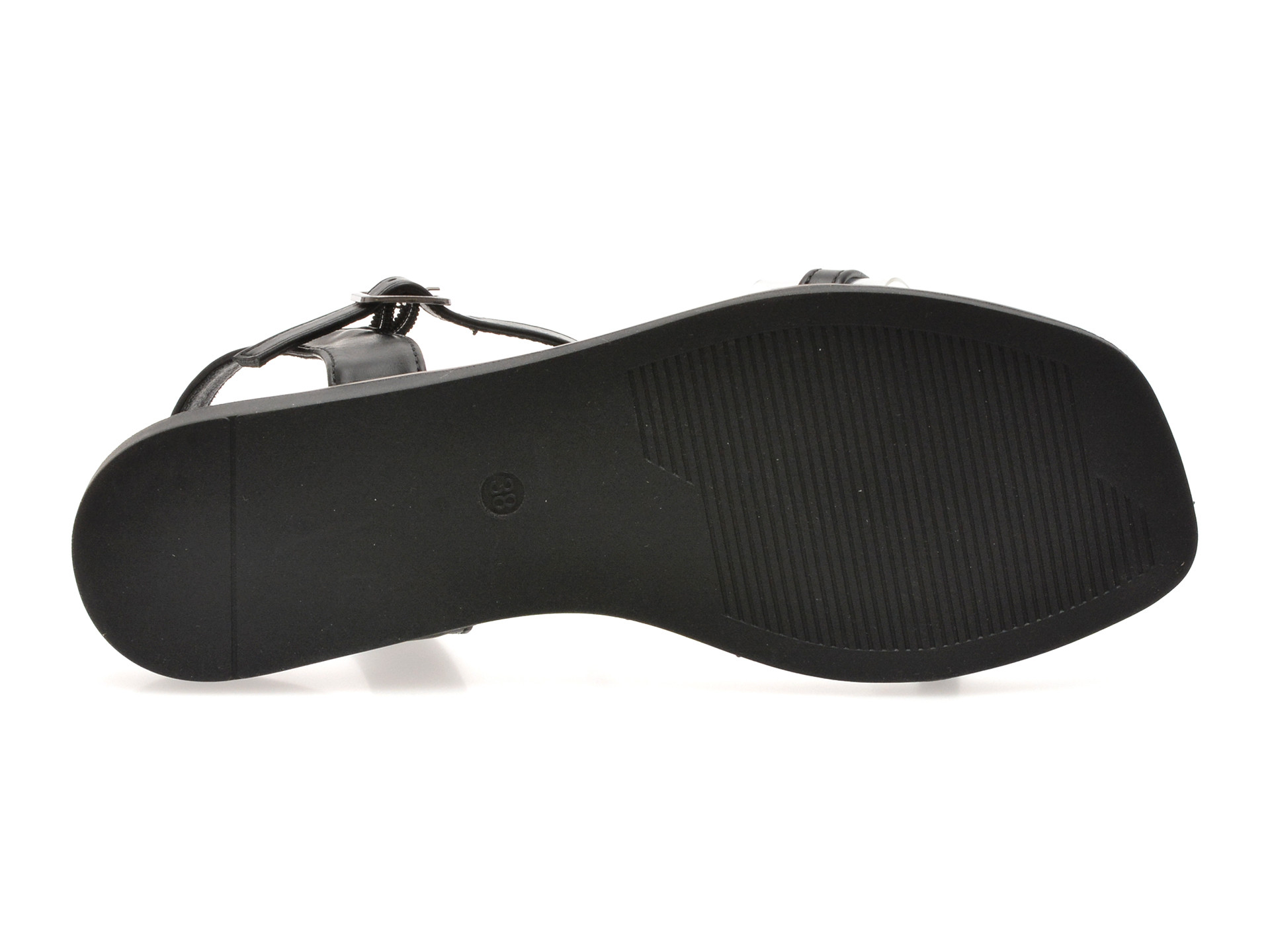 Sandale EPICA negre, 82956, din piele ecologica