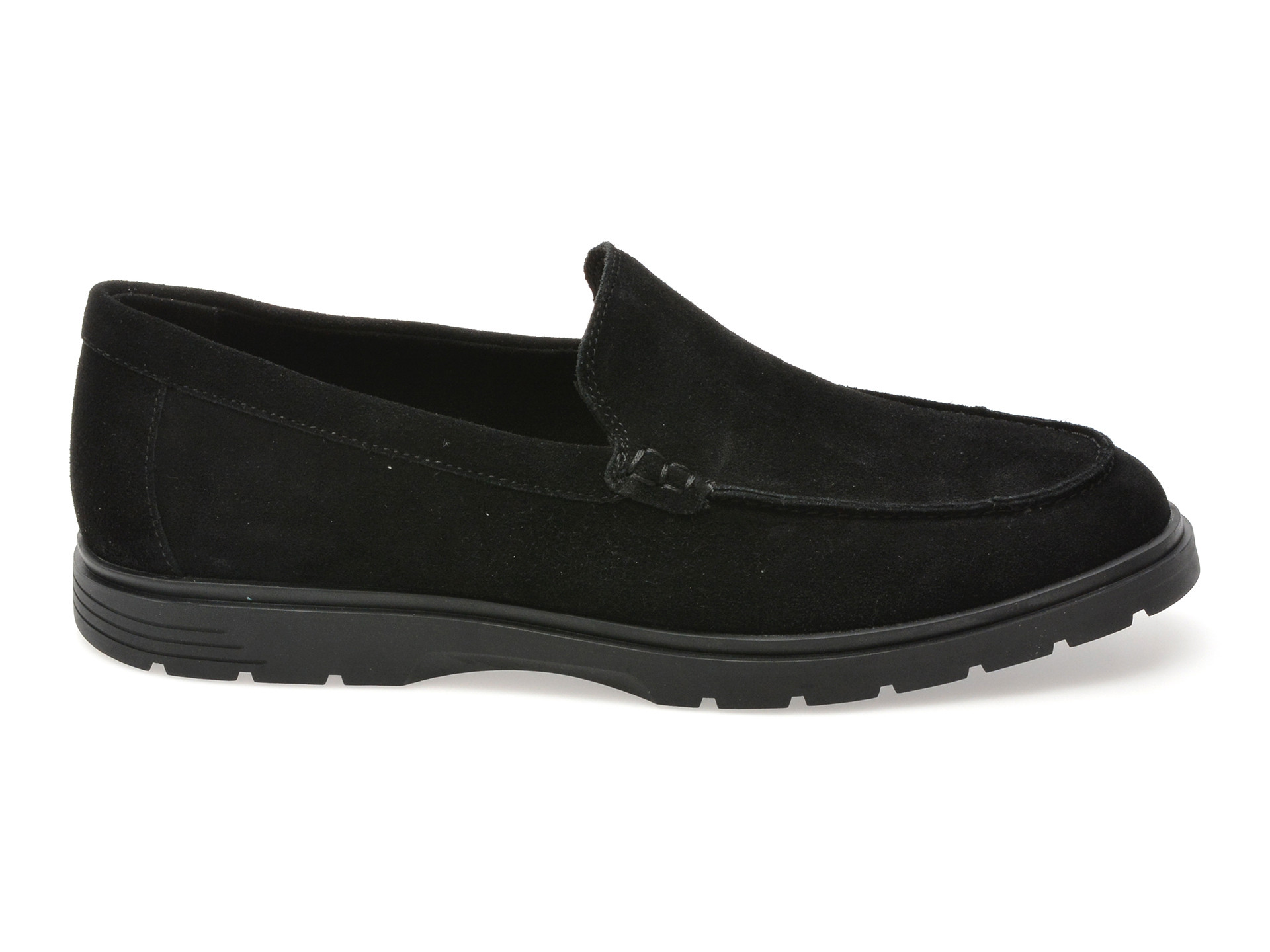 Mocasini eleganti ALDO negri, SEATIDE 008, din piele intoarsa