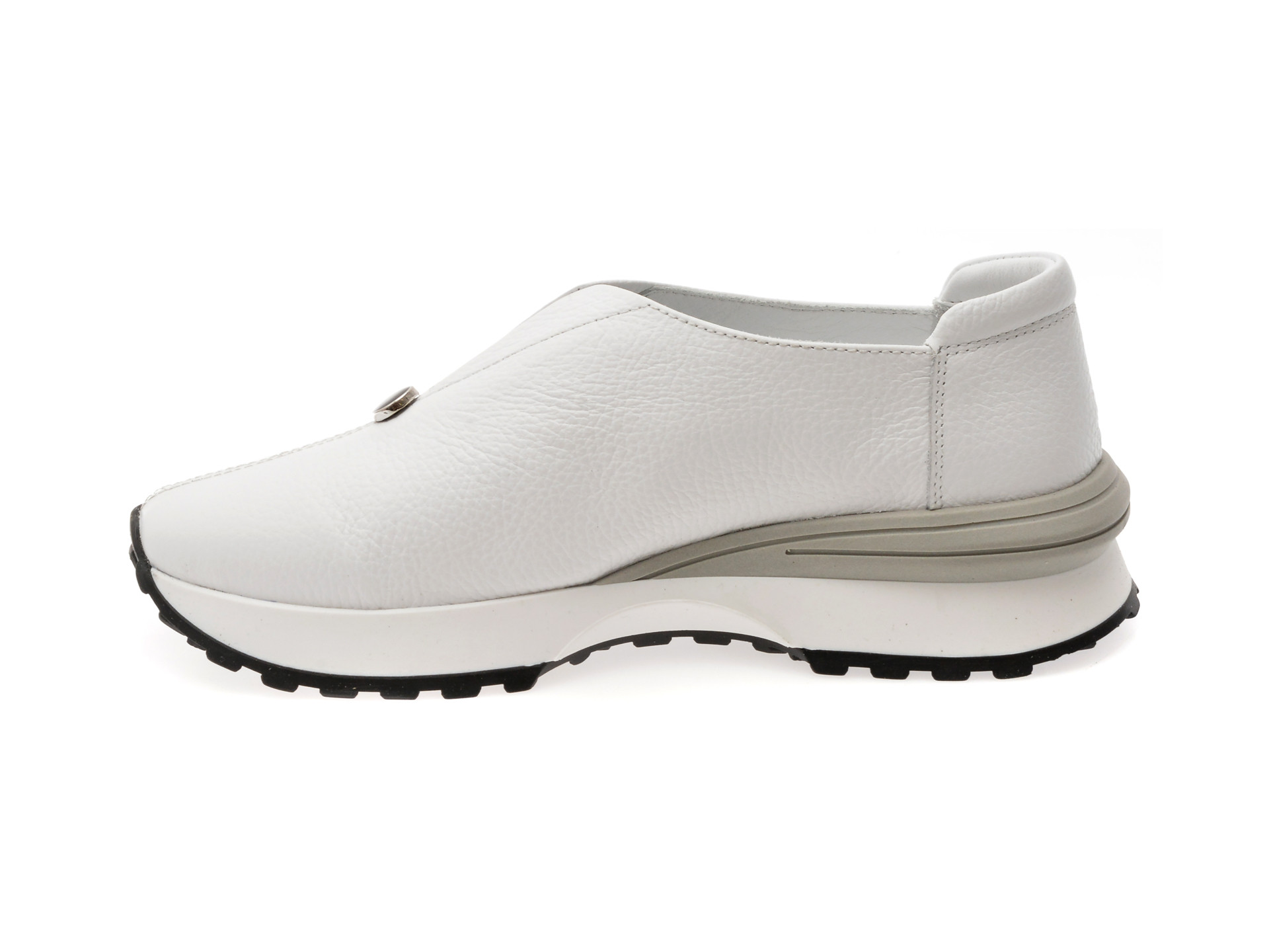 Pantofi sport EPICA albi, 589A101, din piele naturala