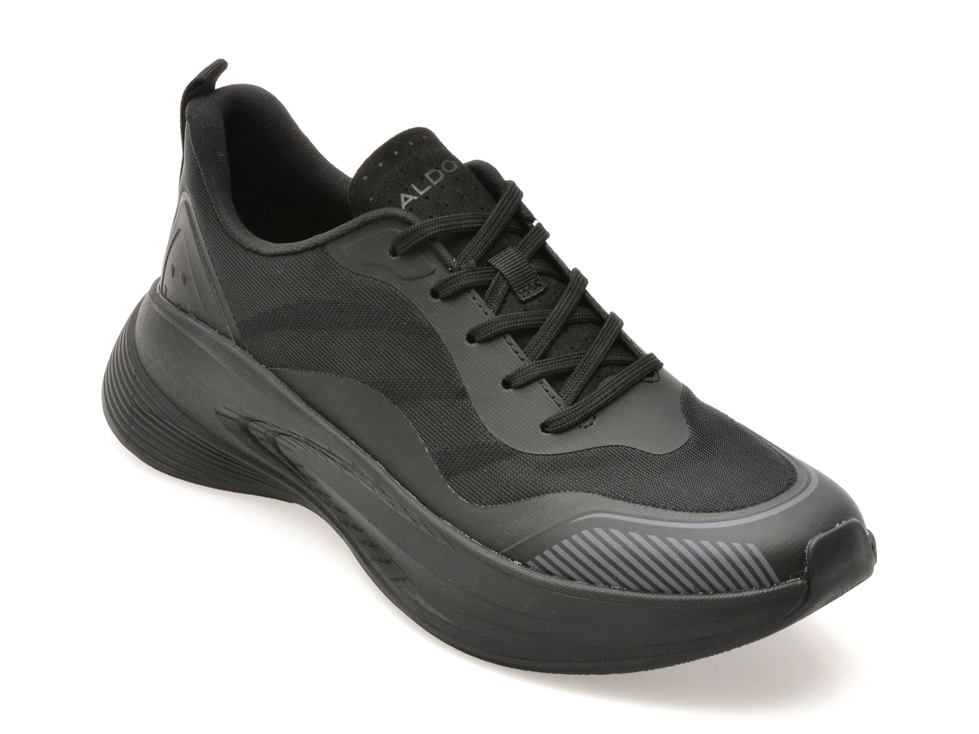 Pantofi sport ALDO negri, PILLOWSTEP 001, din material textil