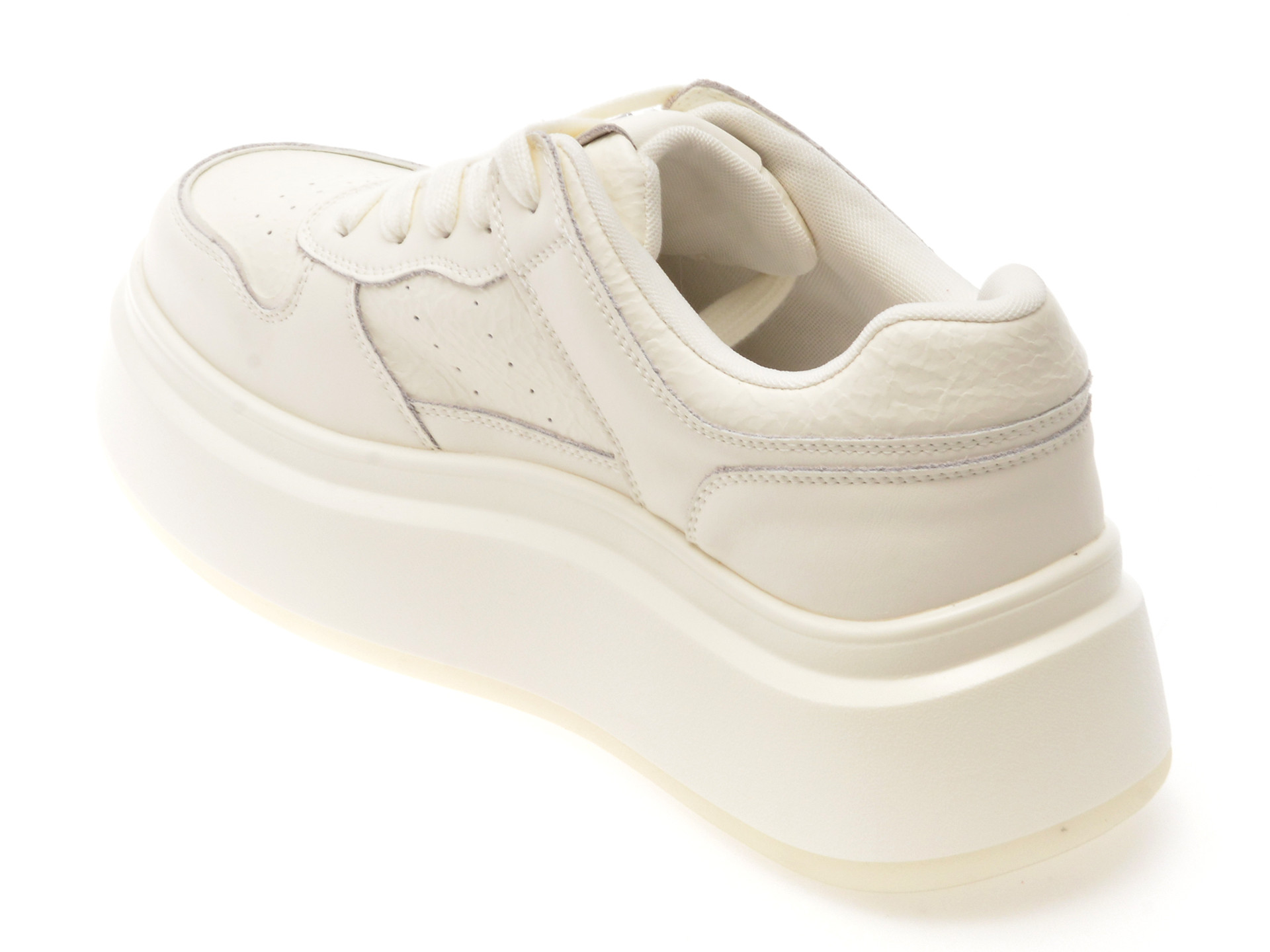 Pantofi sport EPICA albi, 556, din piele naturala