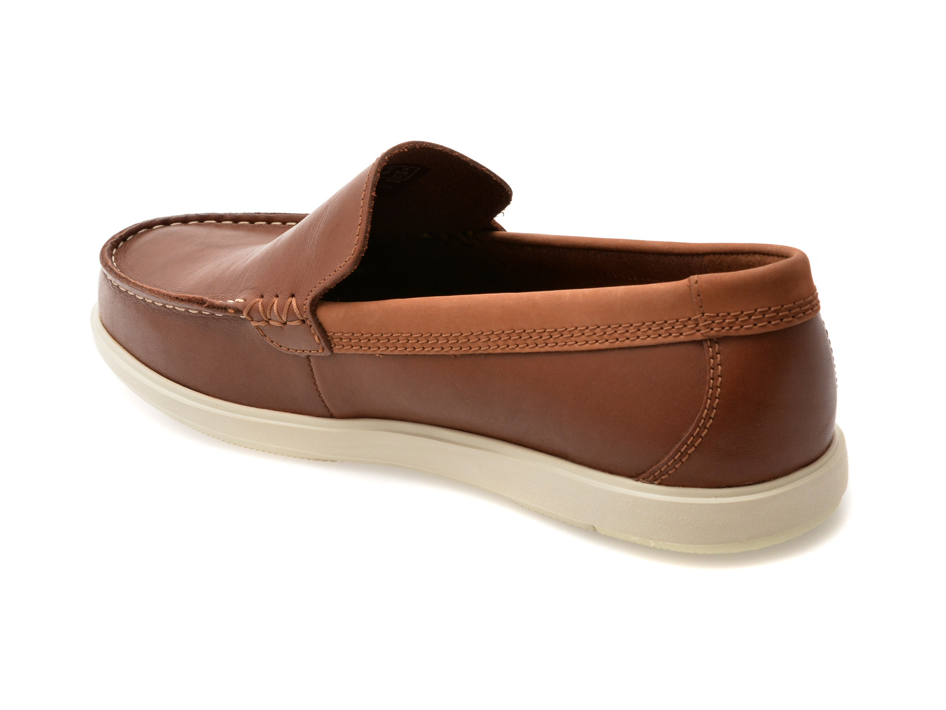Mocasini CLARKS maro, BRATTON LOAFER, din piele naturala