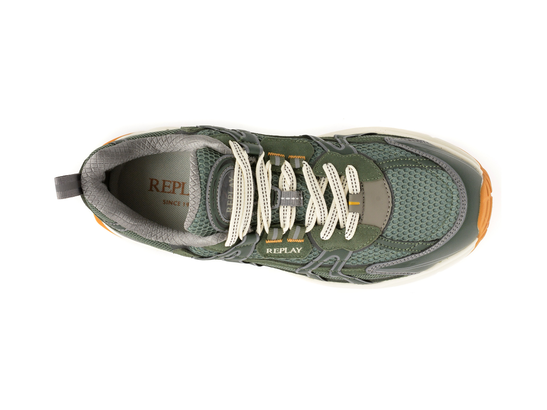 Pantofi sport REPLAY verzi, MSD502T, din material textil