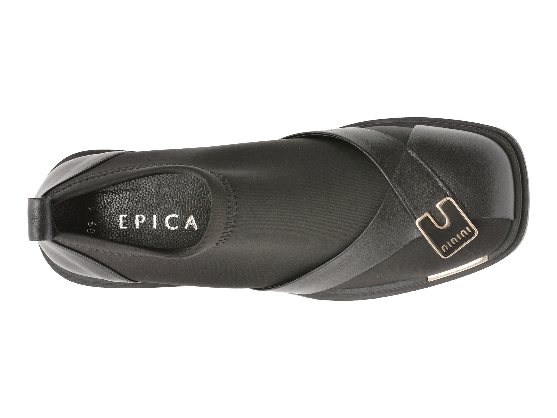 Pantofi EPICA negri, 3941109, din material textil