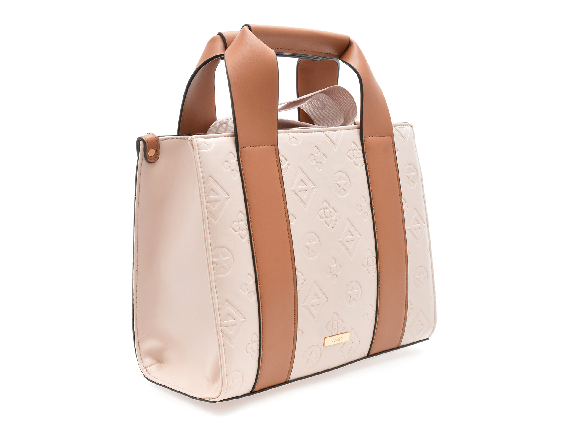 Geanta ALDO bej, QIANWANN 110, din piele ecologica