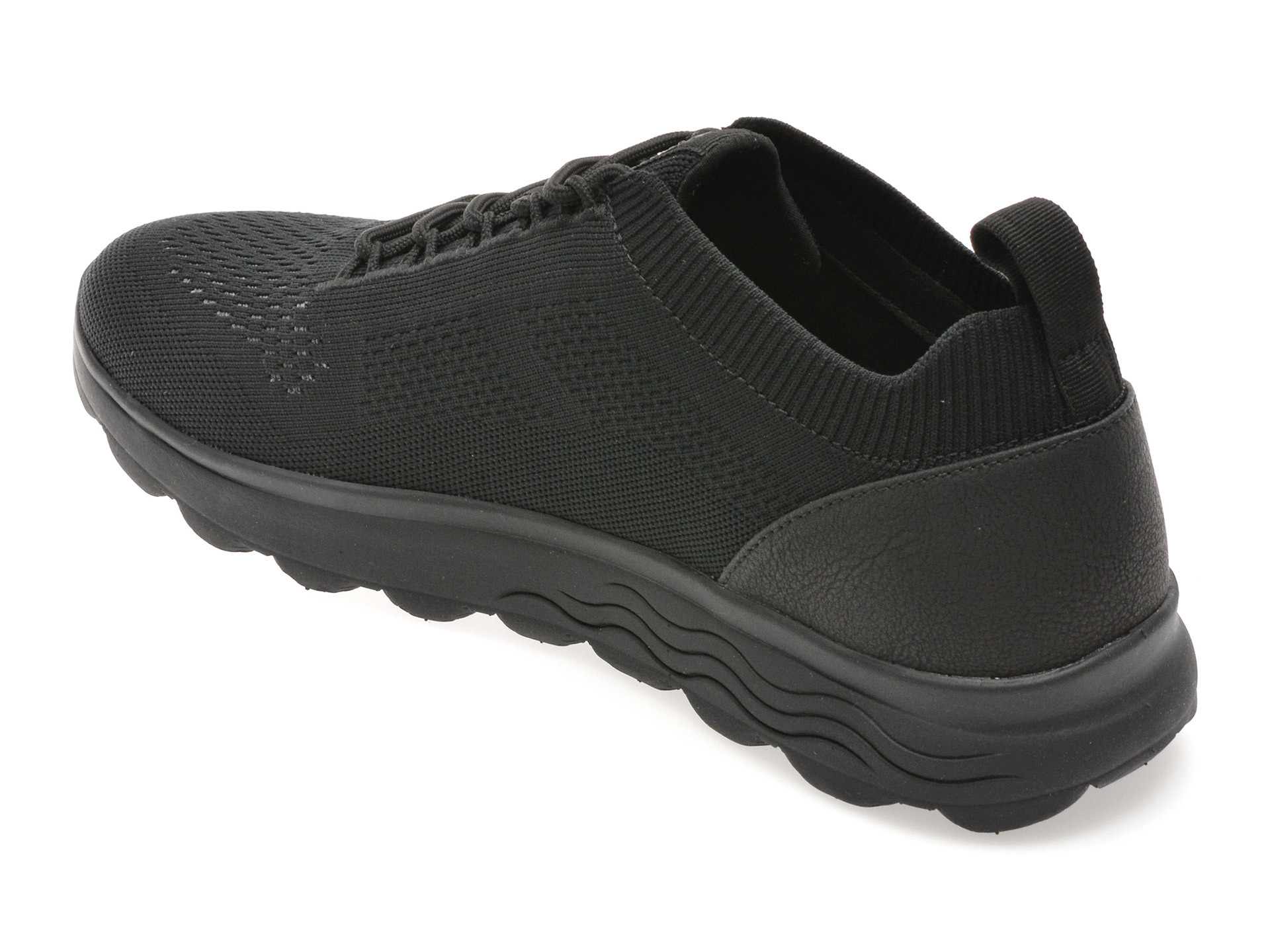 Pantofi sport GEOX negri, U15BYA, din material textil