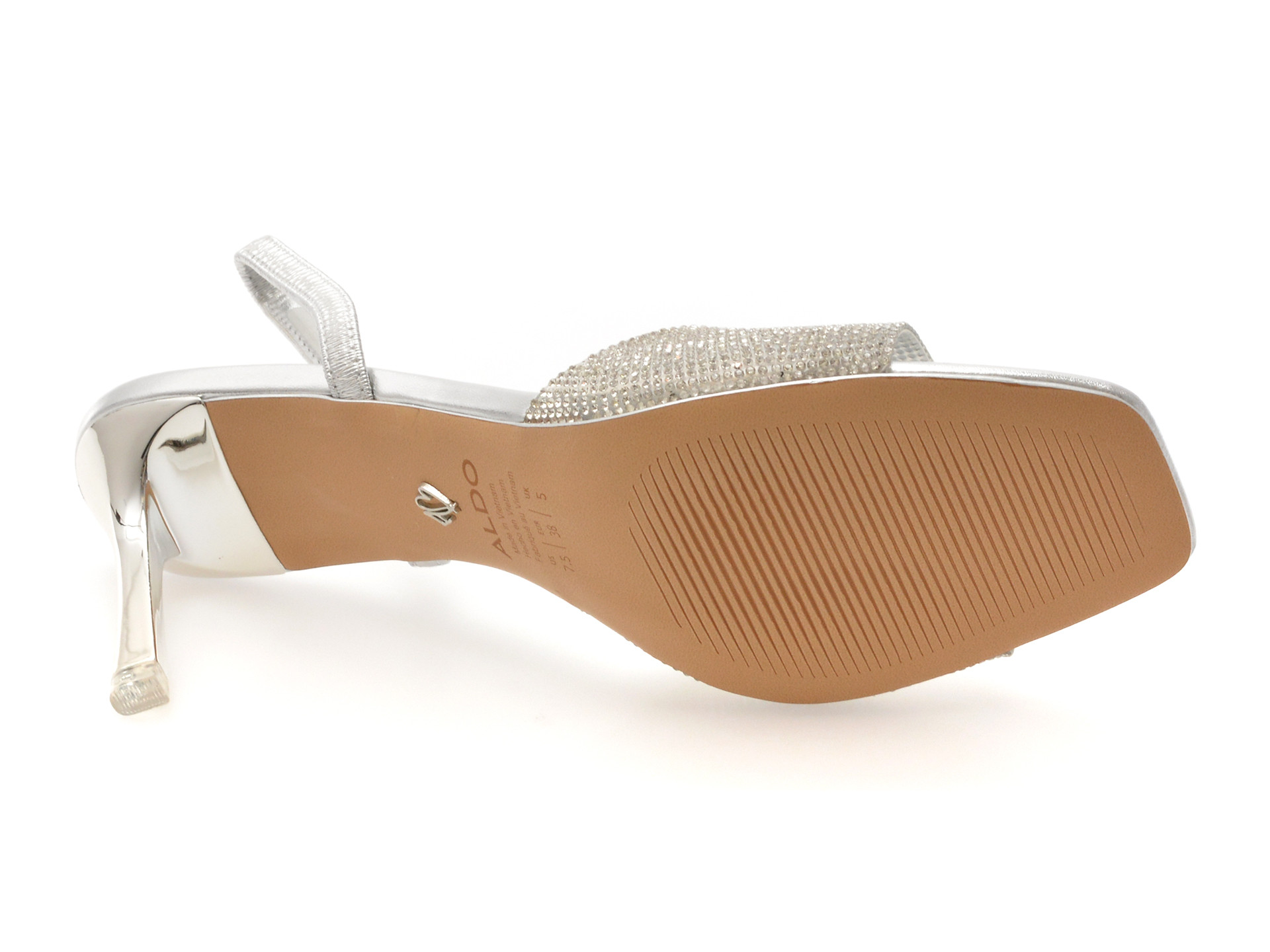 Sandale elegante aldo argintii 14053448 din pvc
