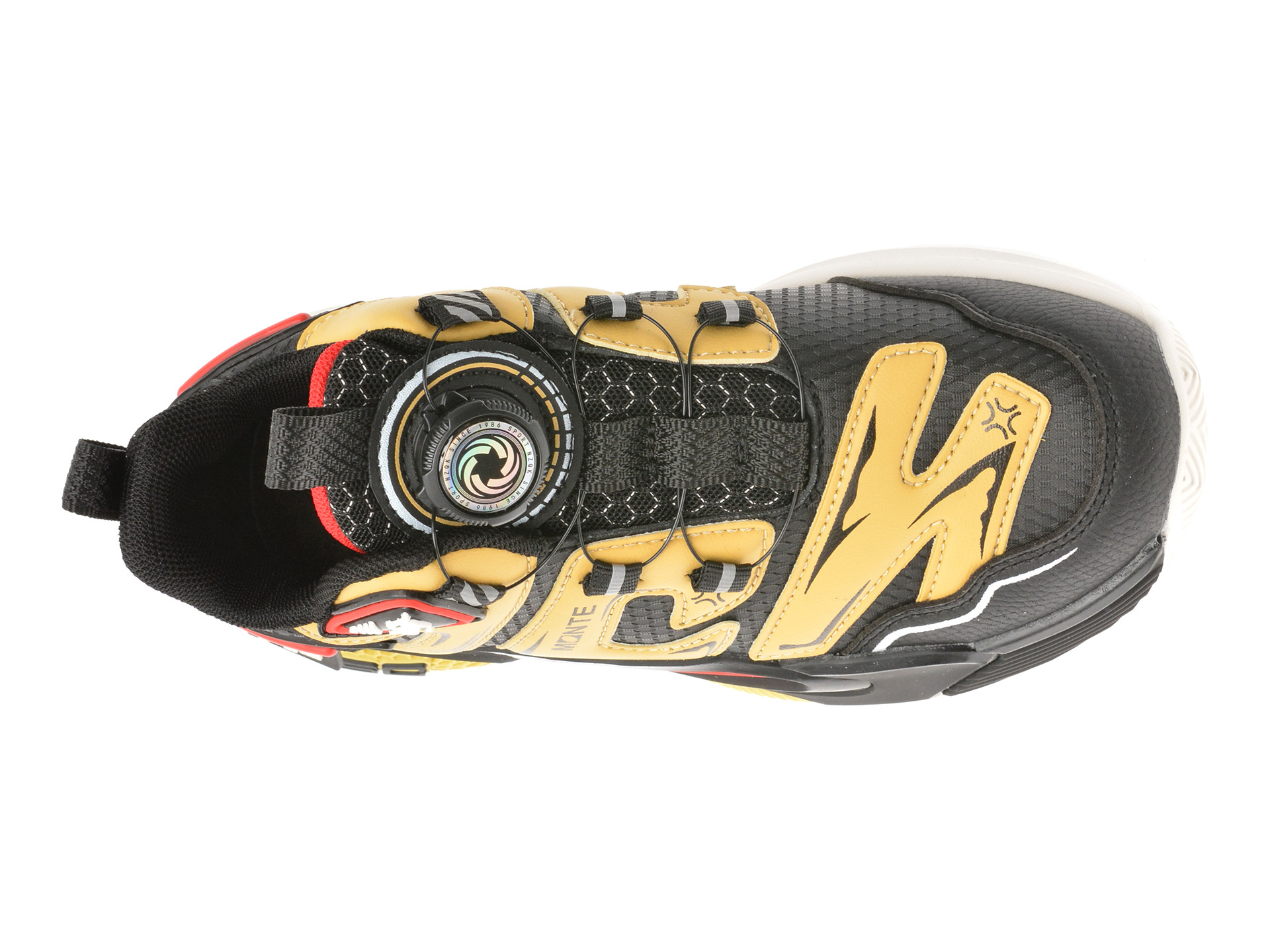 Pantofi sport SELECTION KIDS galbeni, 918, din material textil