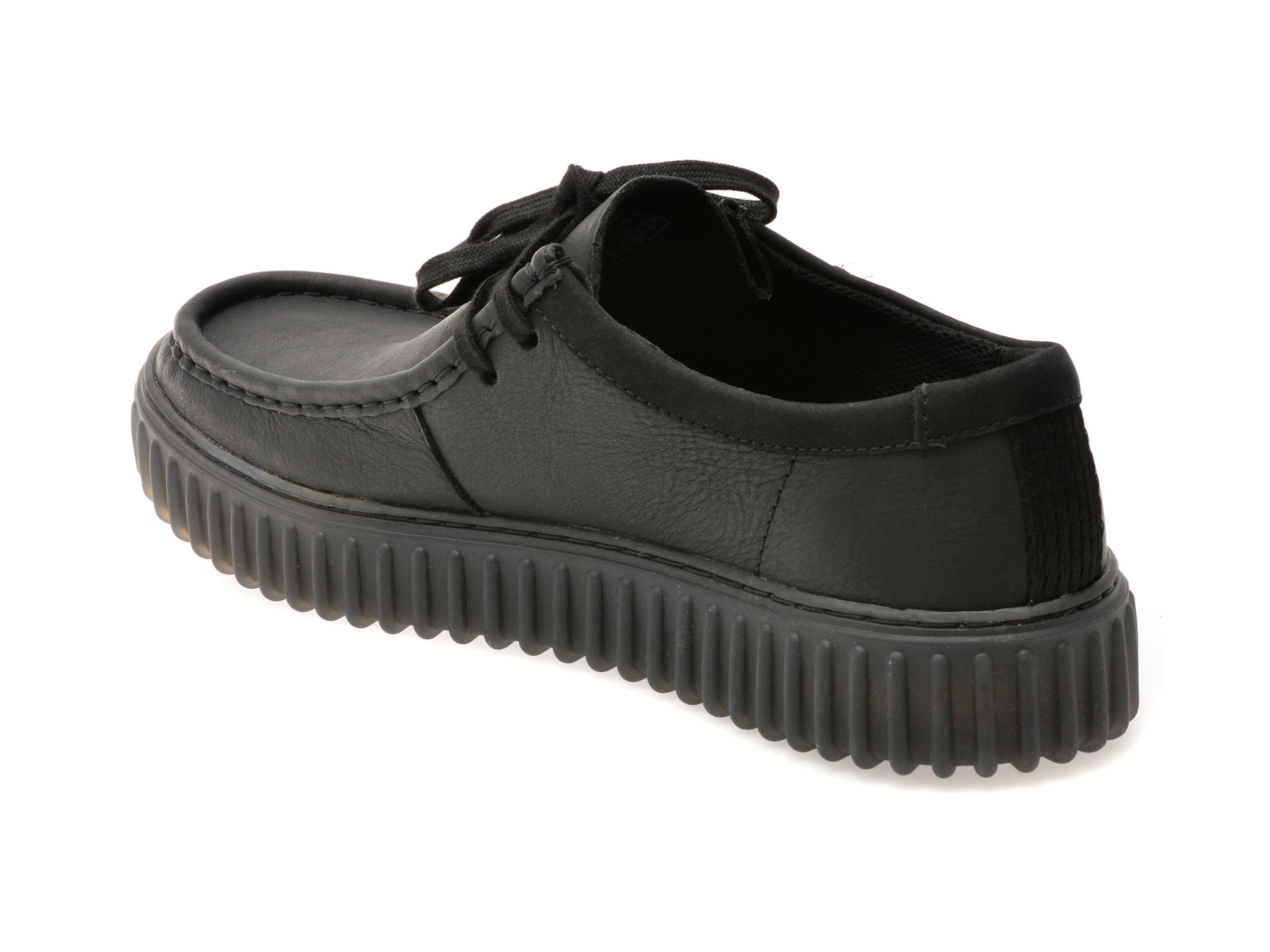 Mocasini CLARKS negri, TORHILL LO, din piele naturala