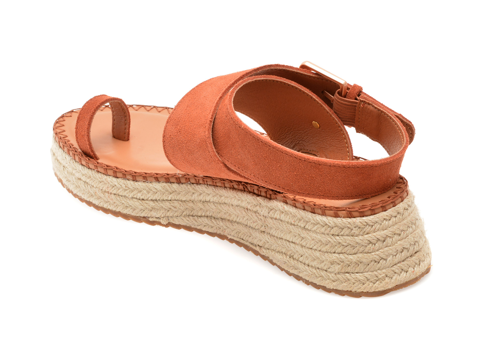 Sandale PEPE JEANS visinii, KATE SOFT, din piele intoarsa