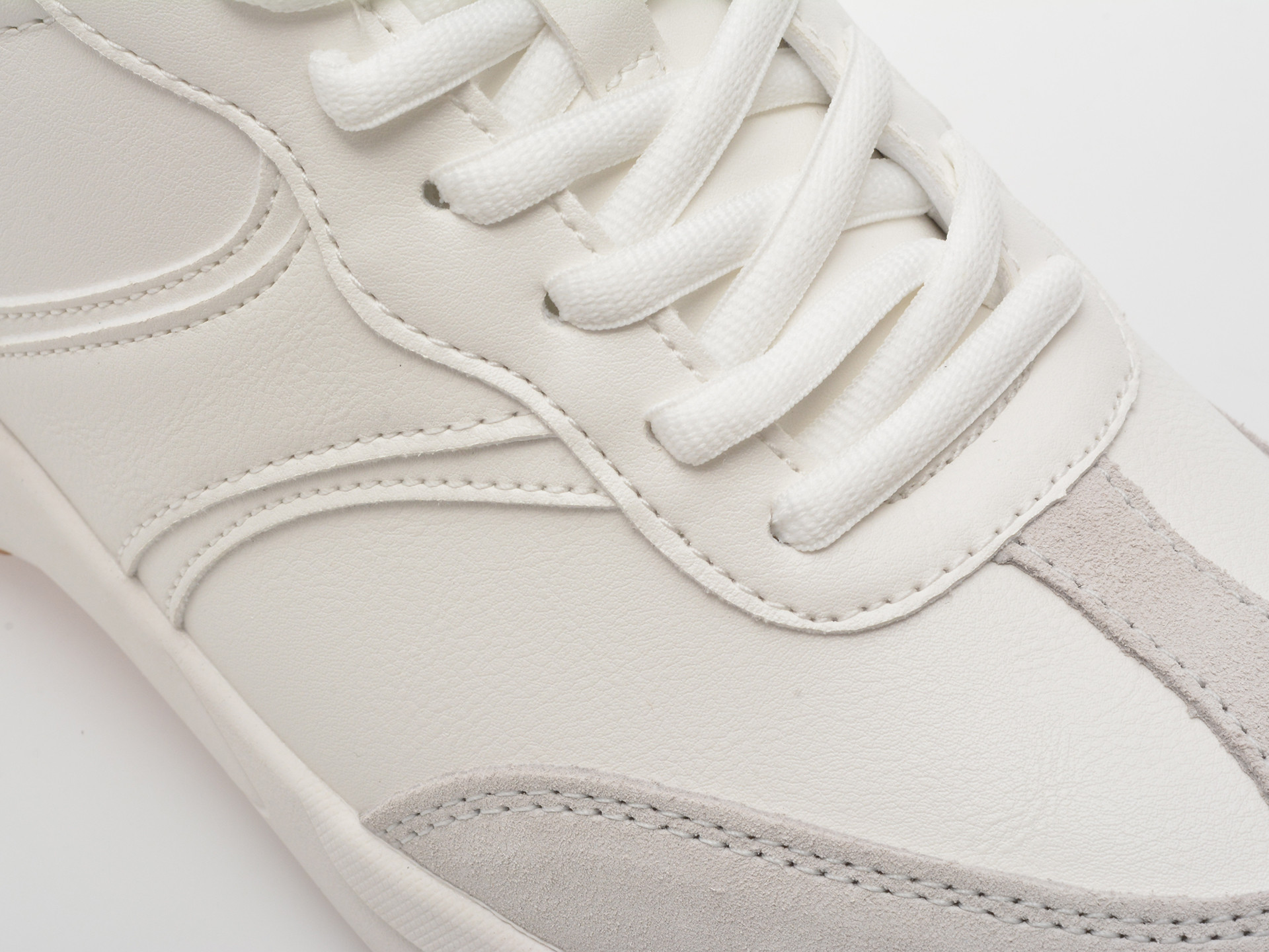 Pantofi sport ALDO albi, CLUBCHIC 138, din piele ecologica