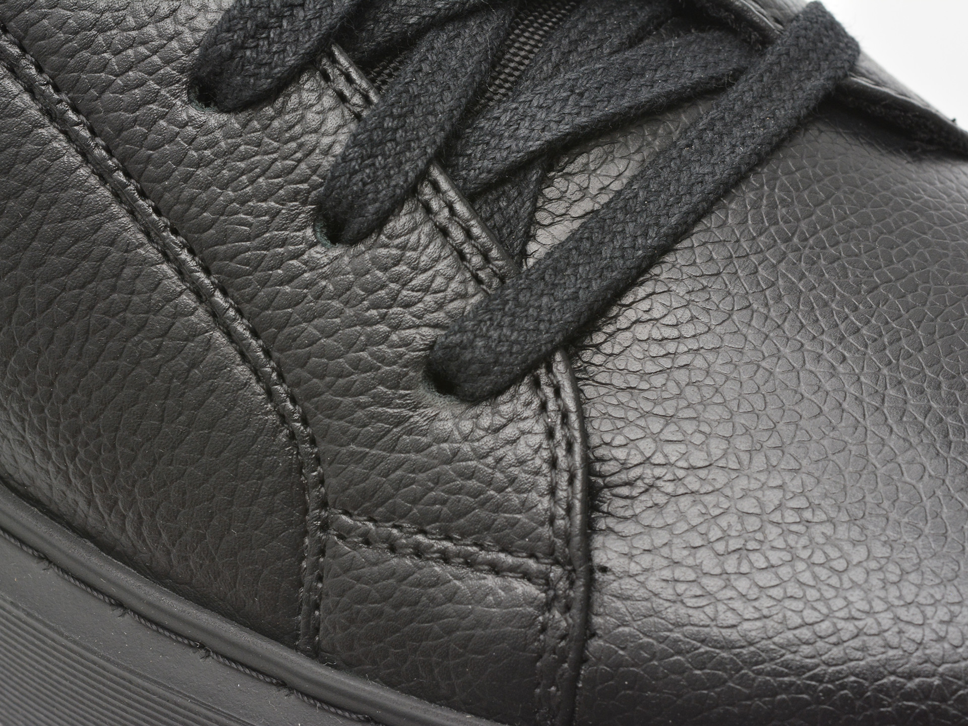 Pantofi sport GEOX negri, U455WD, din piele naturala