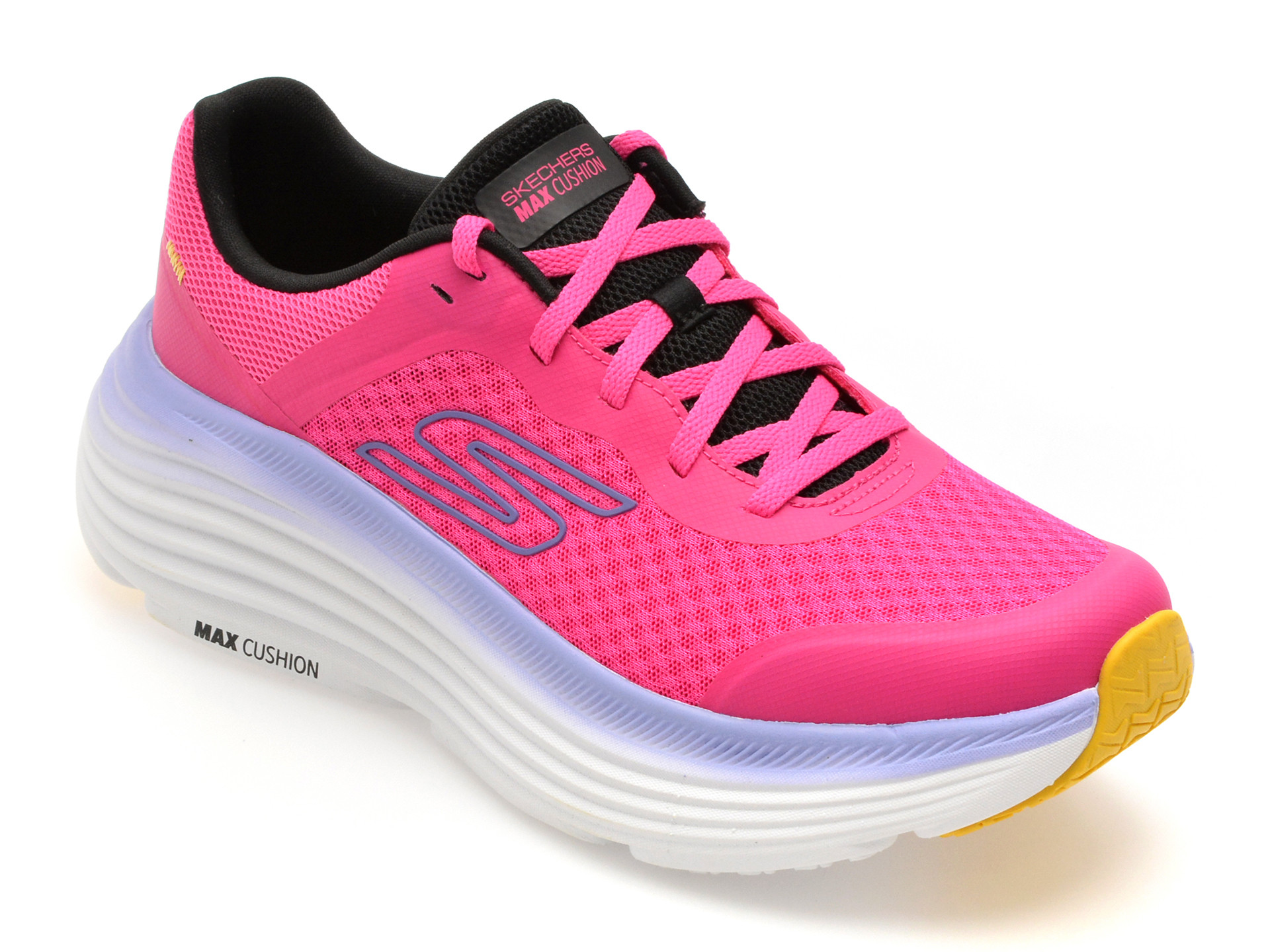 Pantofi sport SKECHERS roz, MAX CUSHIONING ENDEAVOUR, din material textil