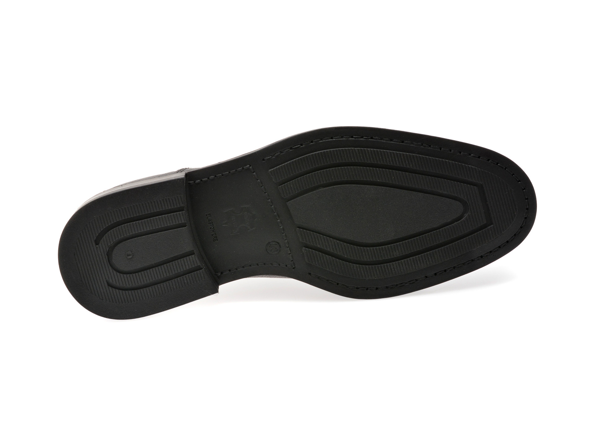 Pantofi eleganti OTTER negri, 2388, din piele naturala