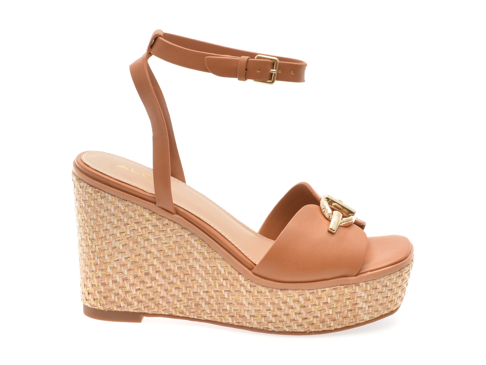 Sandale ALDO maro, YBYLIN 210, din piele ecologica