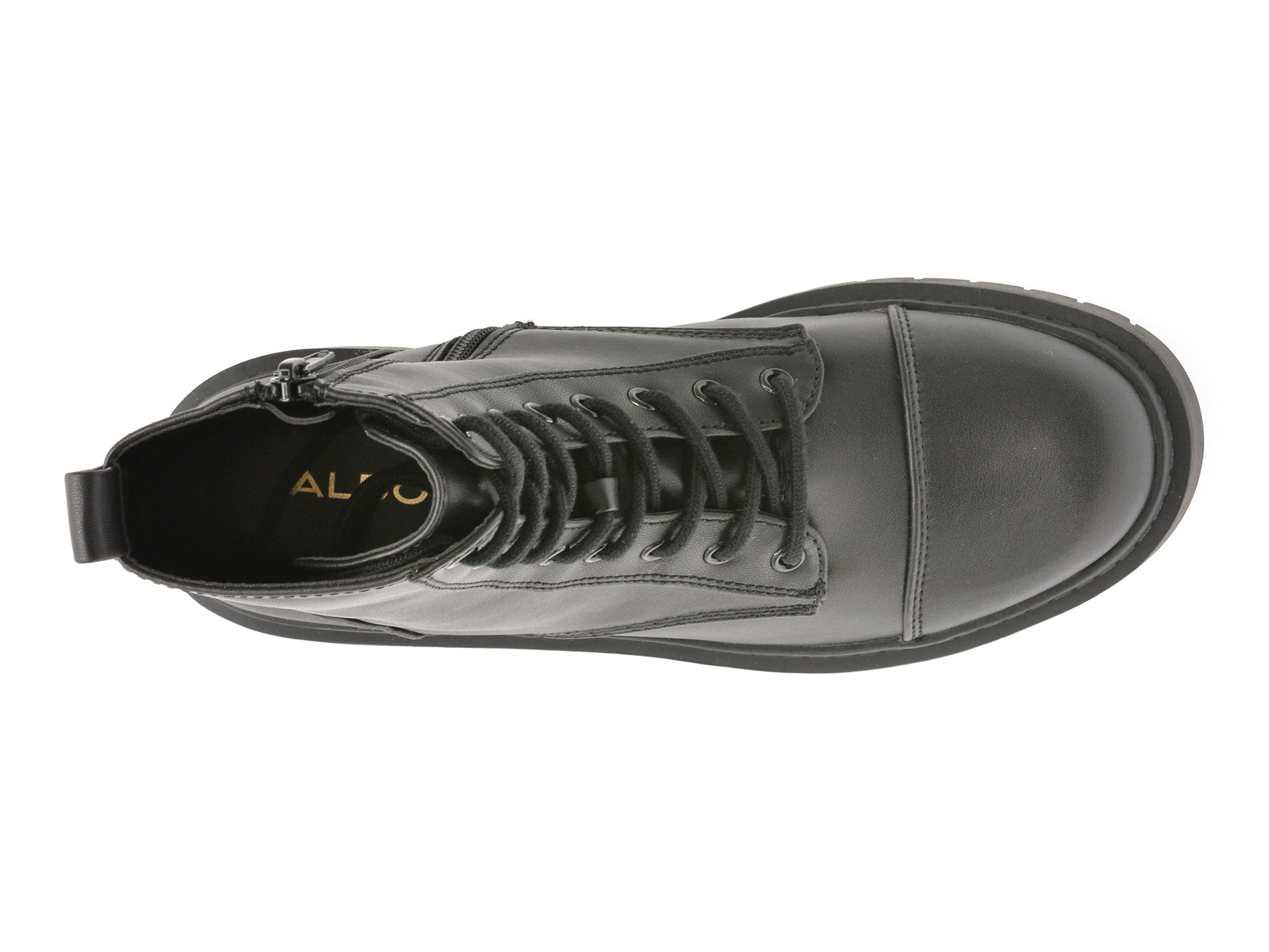 Bocanci ALDO negri, GOER 001, din piele ecologica