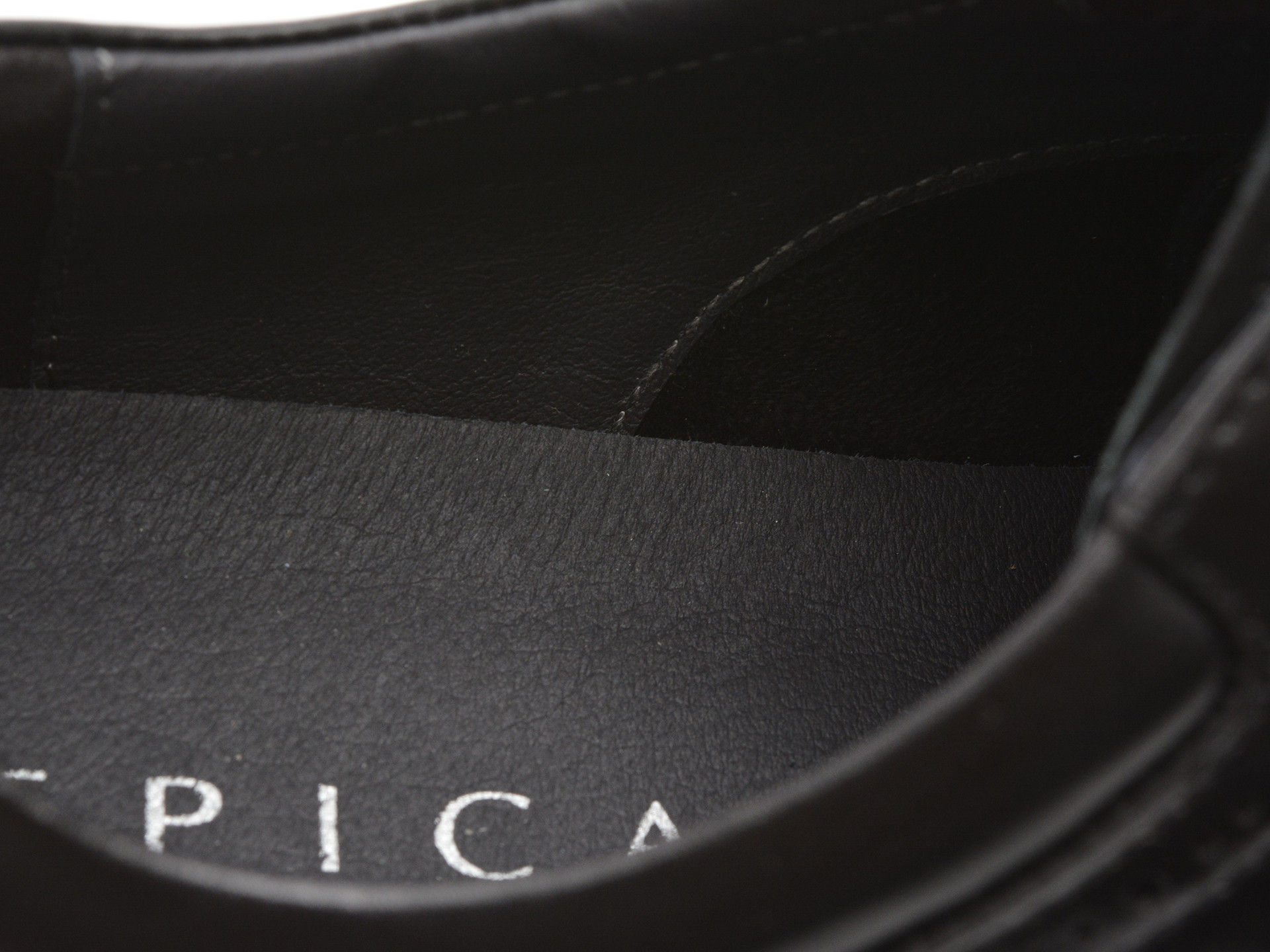 Pantofi EPICA negri, 52030, din piele naturala