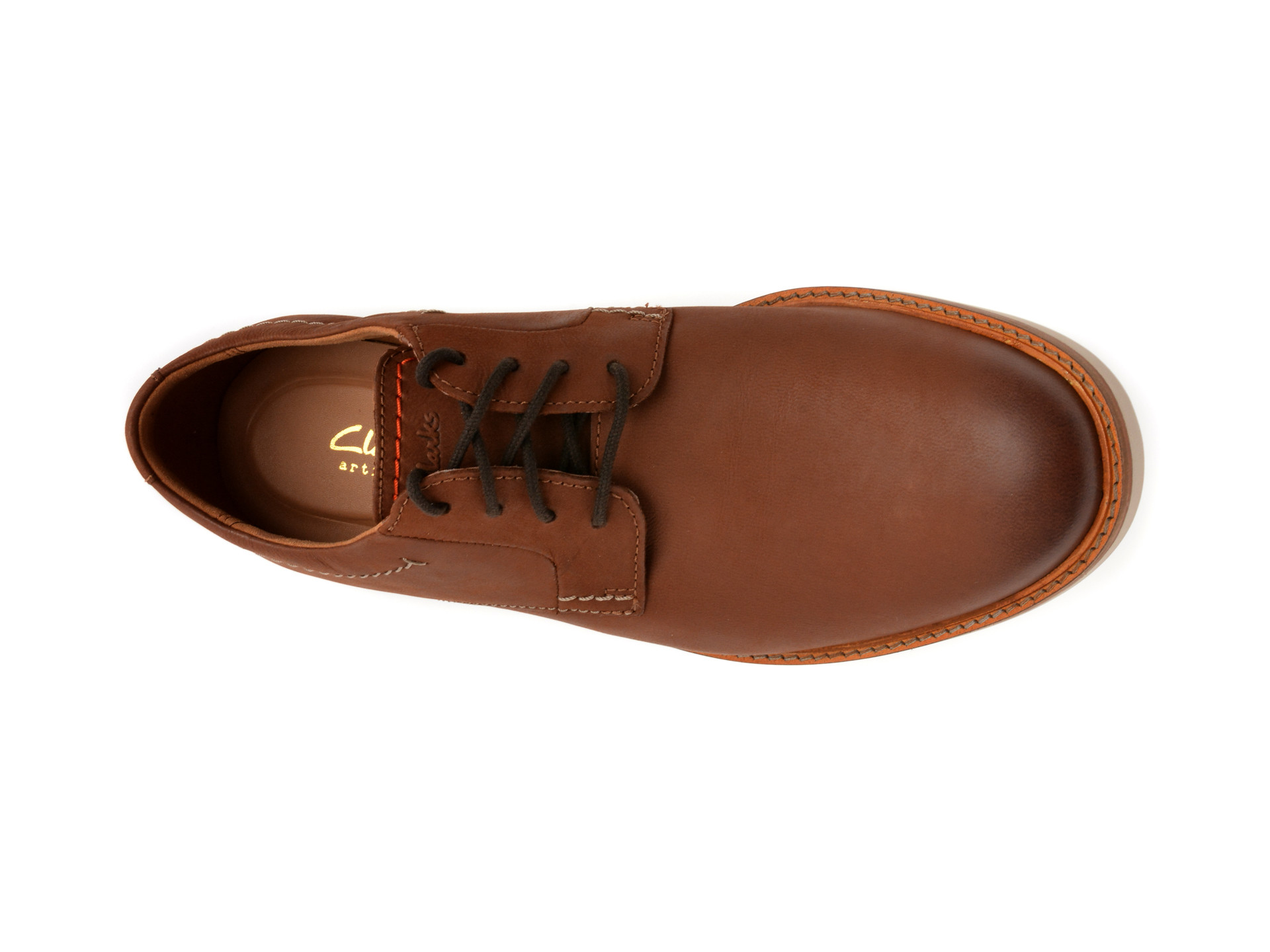 Pantofi eleganti CLARKS maro, ATTICUS LT LACE, din piele naturala