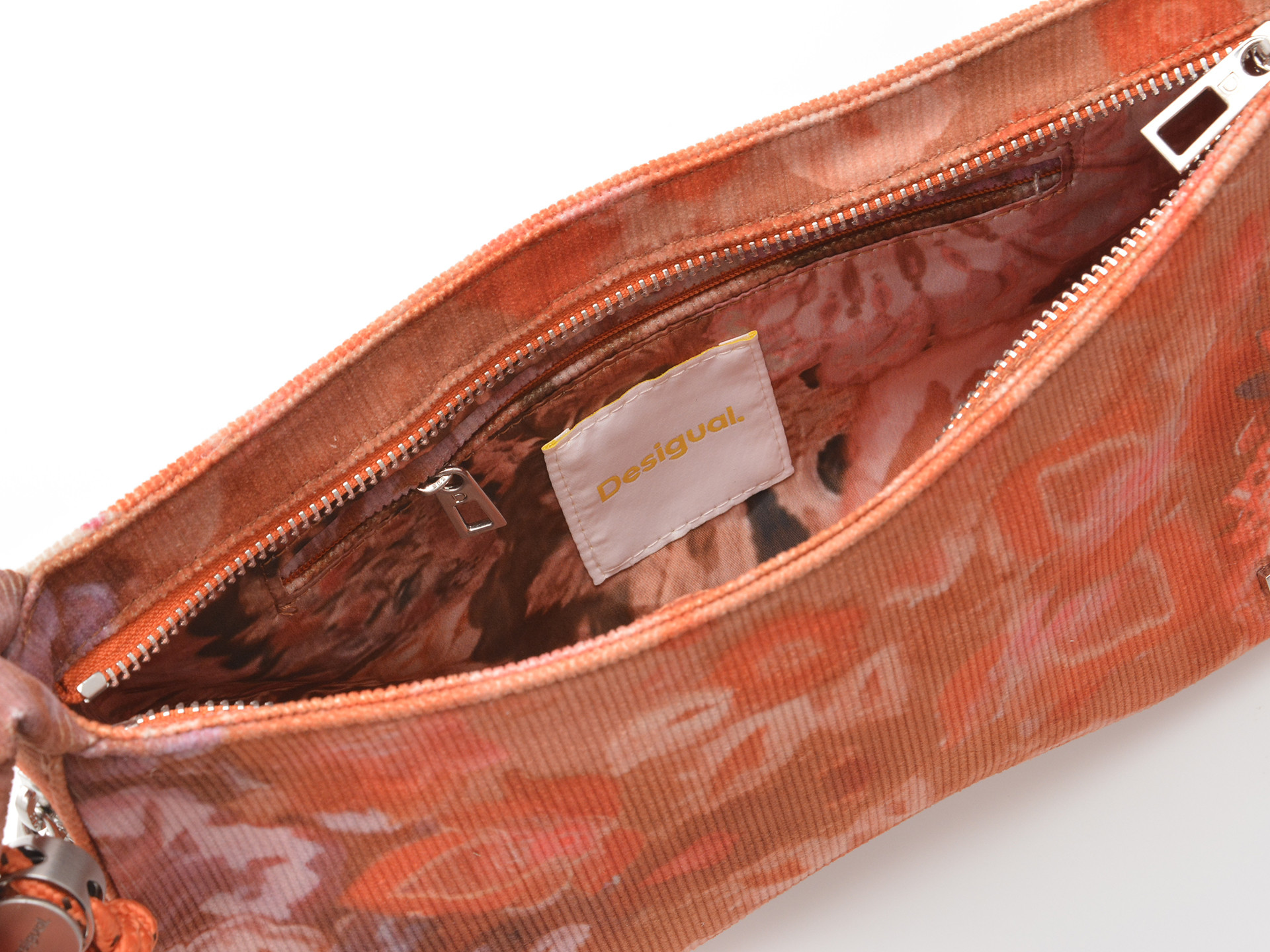 Geanta DESIGUAL portocalie, WAXA23, din material textil