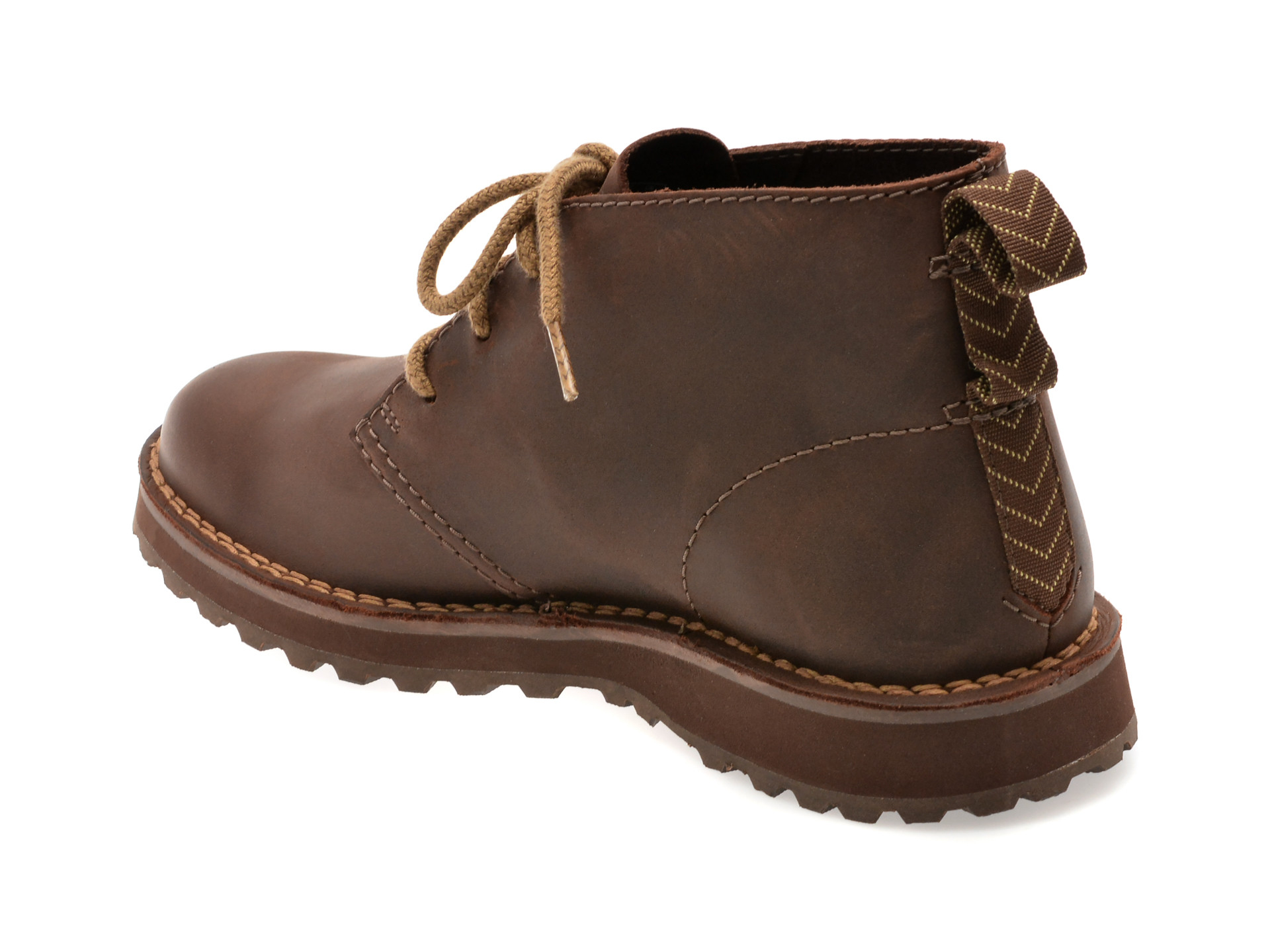Ghete CLARKS maro, SOLSBURY DB, din piele naturala
